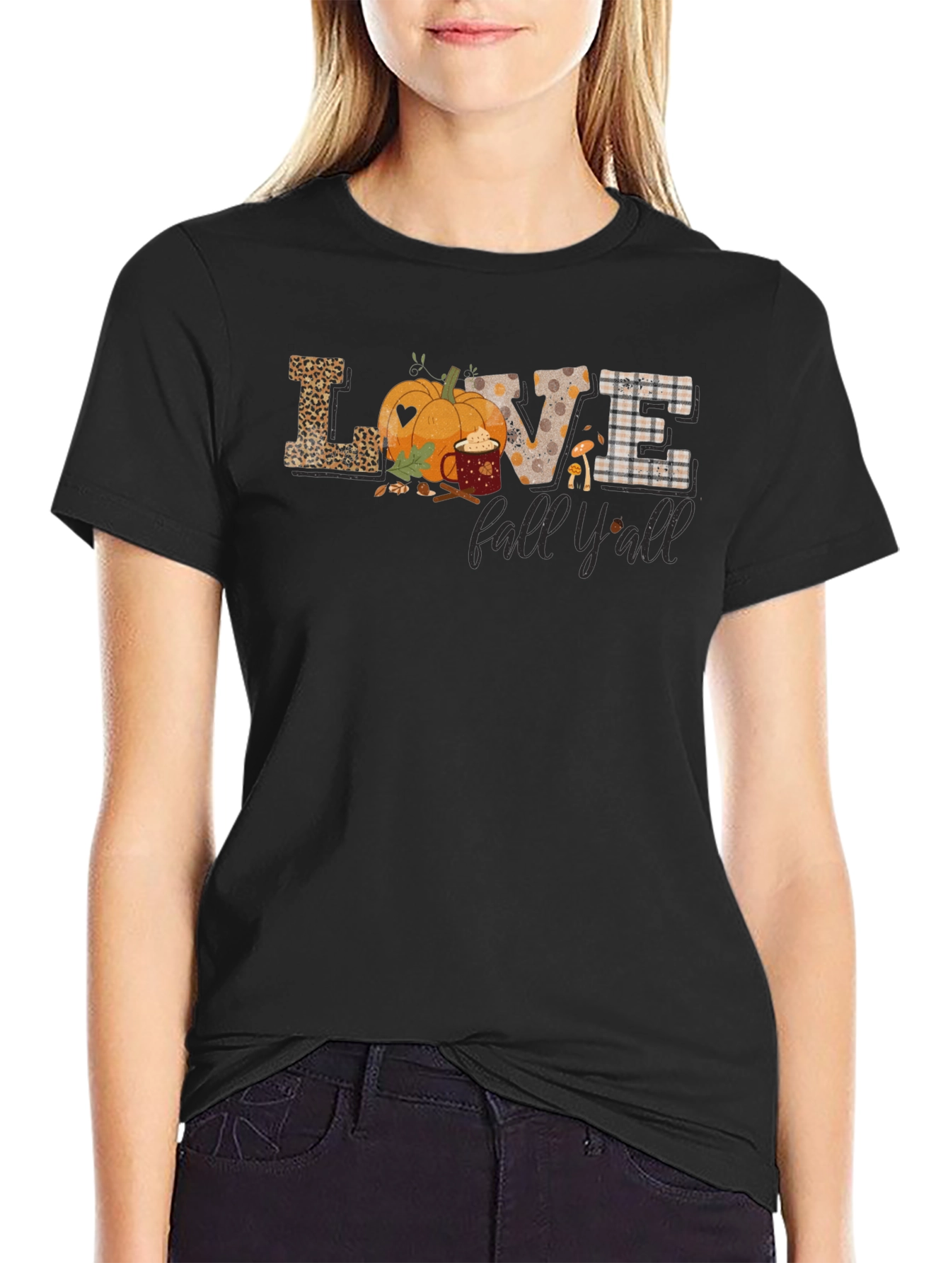 Fall Yall Love Graphic Tee