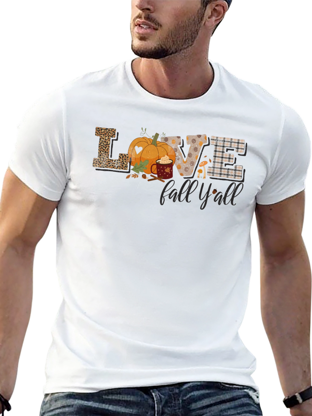 Fall Yall Love Graphic Tee