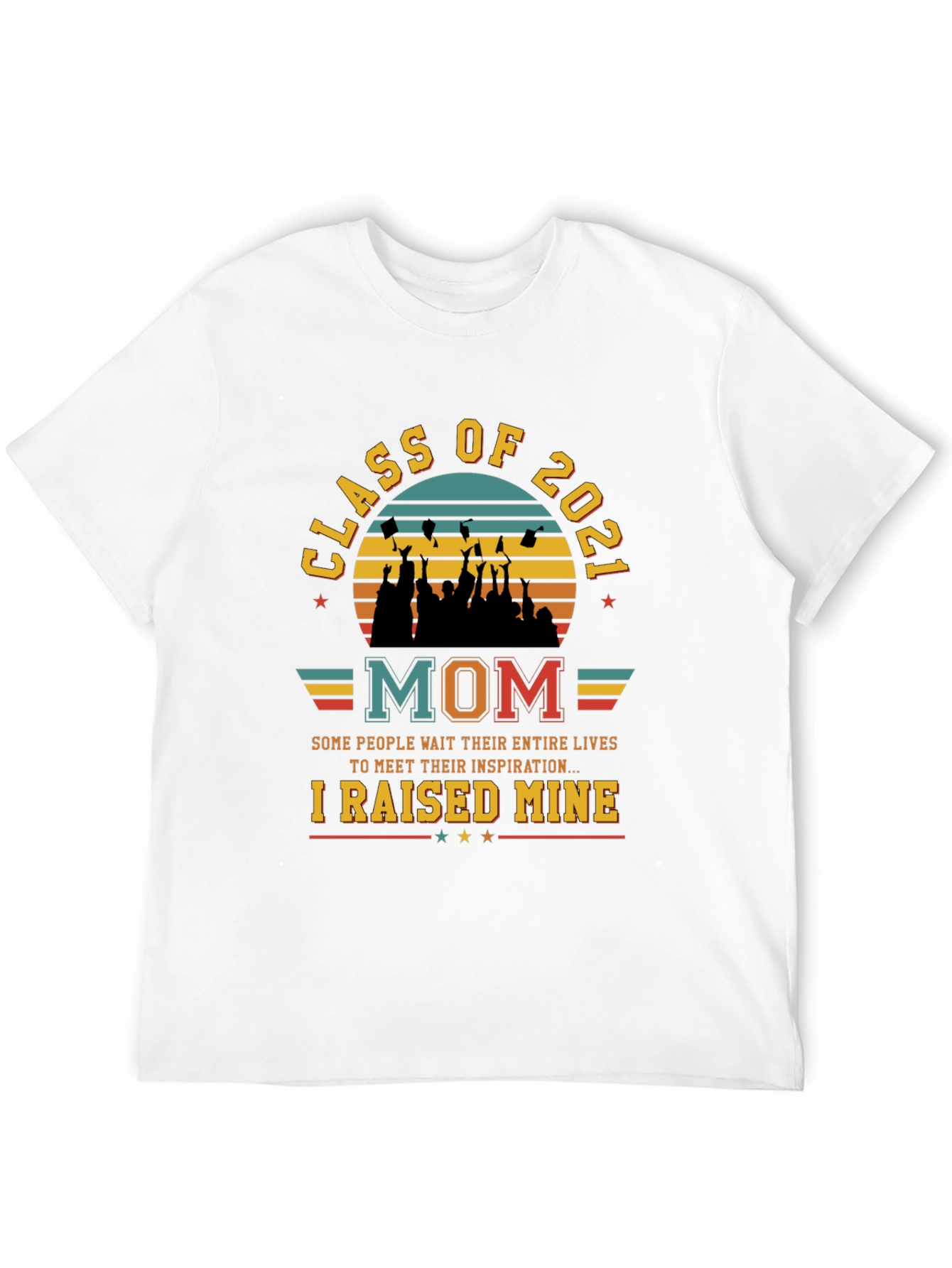 Class of 2021 Mom T-Shirt Graduation