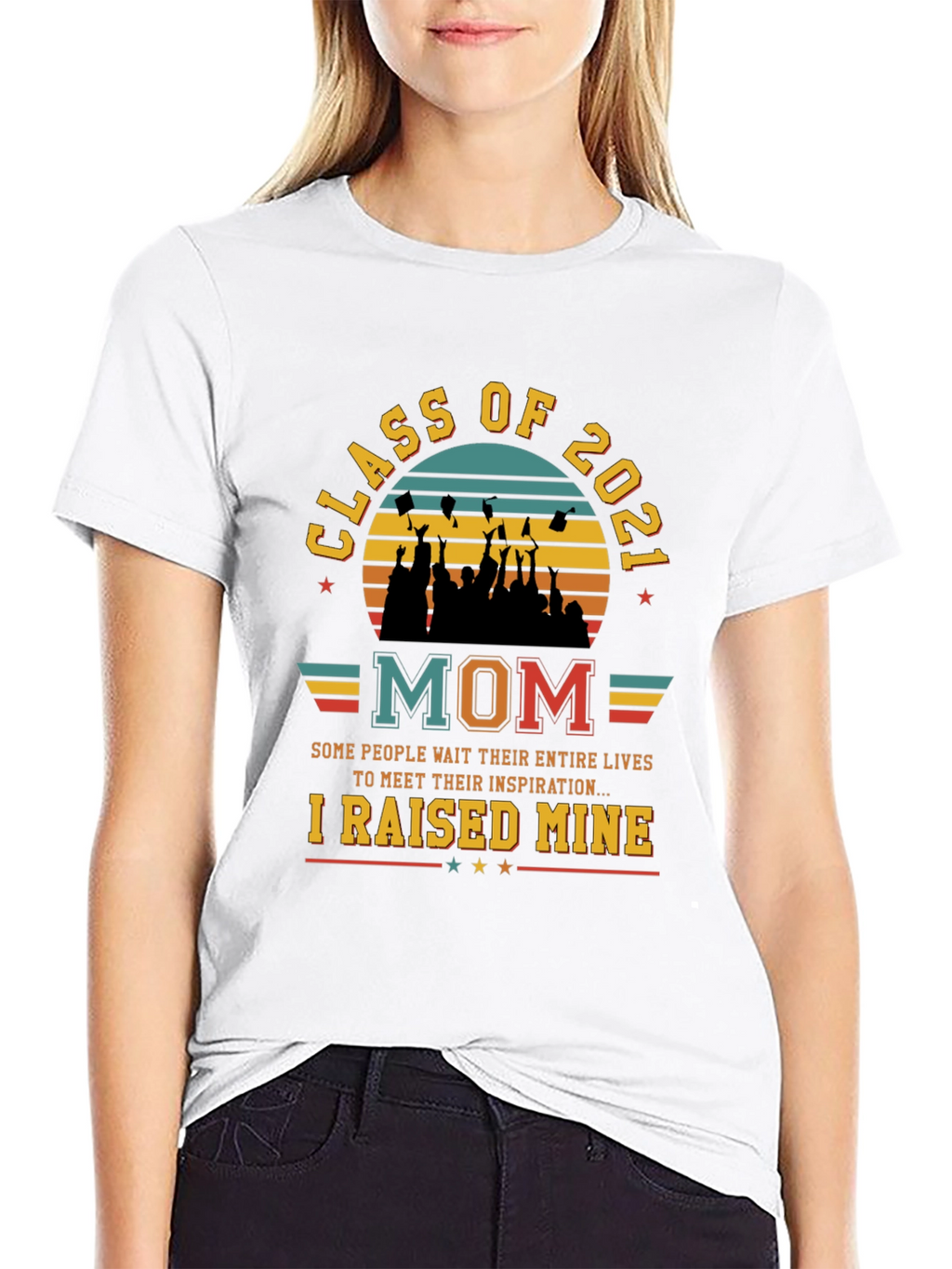 Class of 2021 Mom T-Shirt Graduation