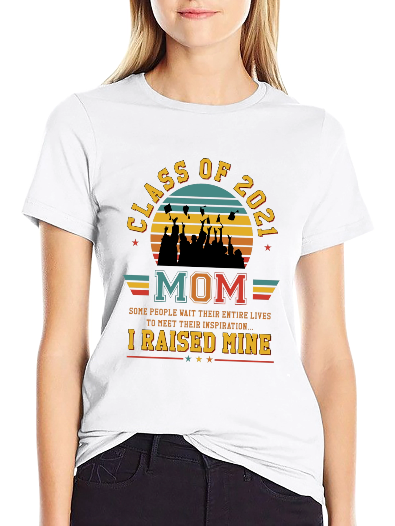 Class of 2021 Mom T-Shirt Graduation