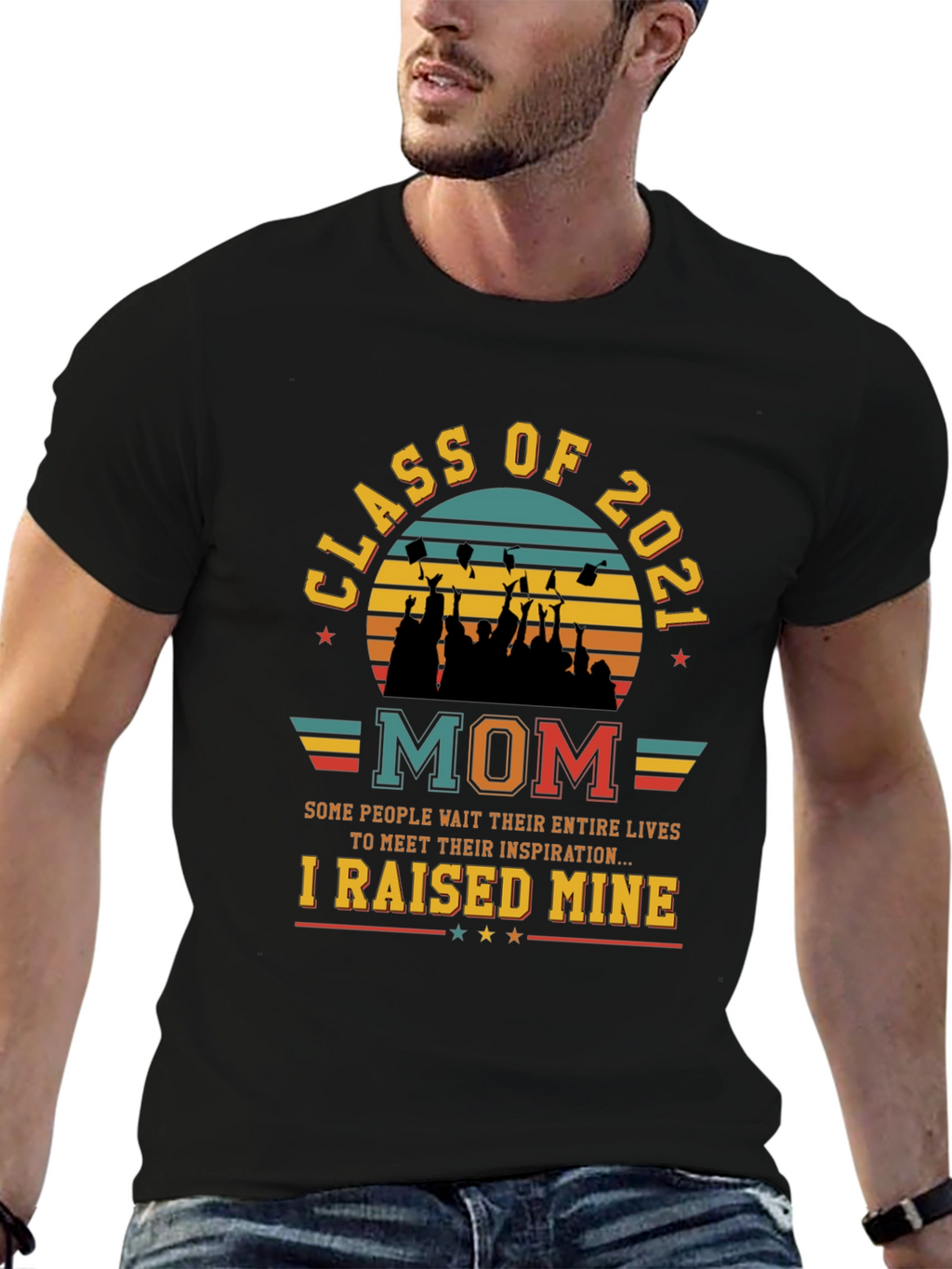 Class of 2021 Mom T-Shirt Graduation