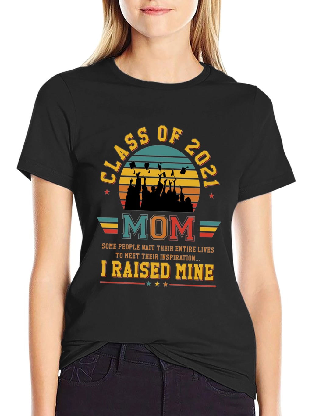 Class of 2021 Mom T-Shirt Graduation
