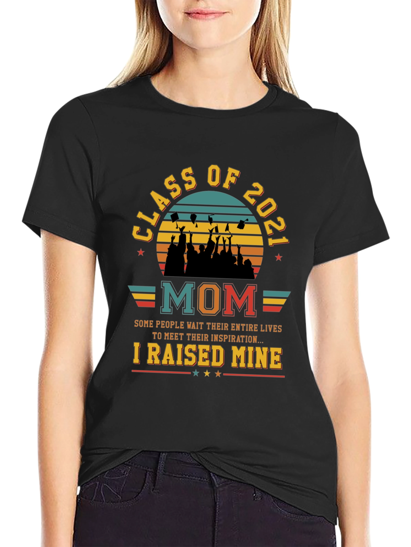 Class of 2021 Mom T-Shirt Graduation
