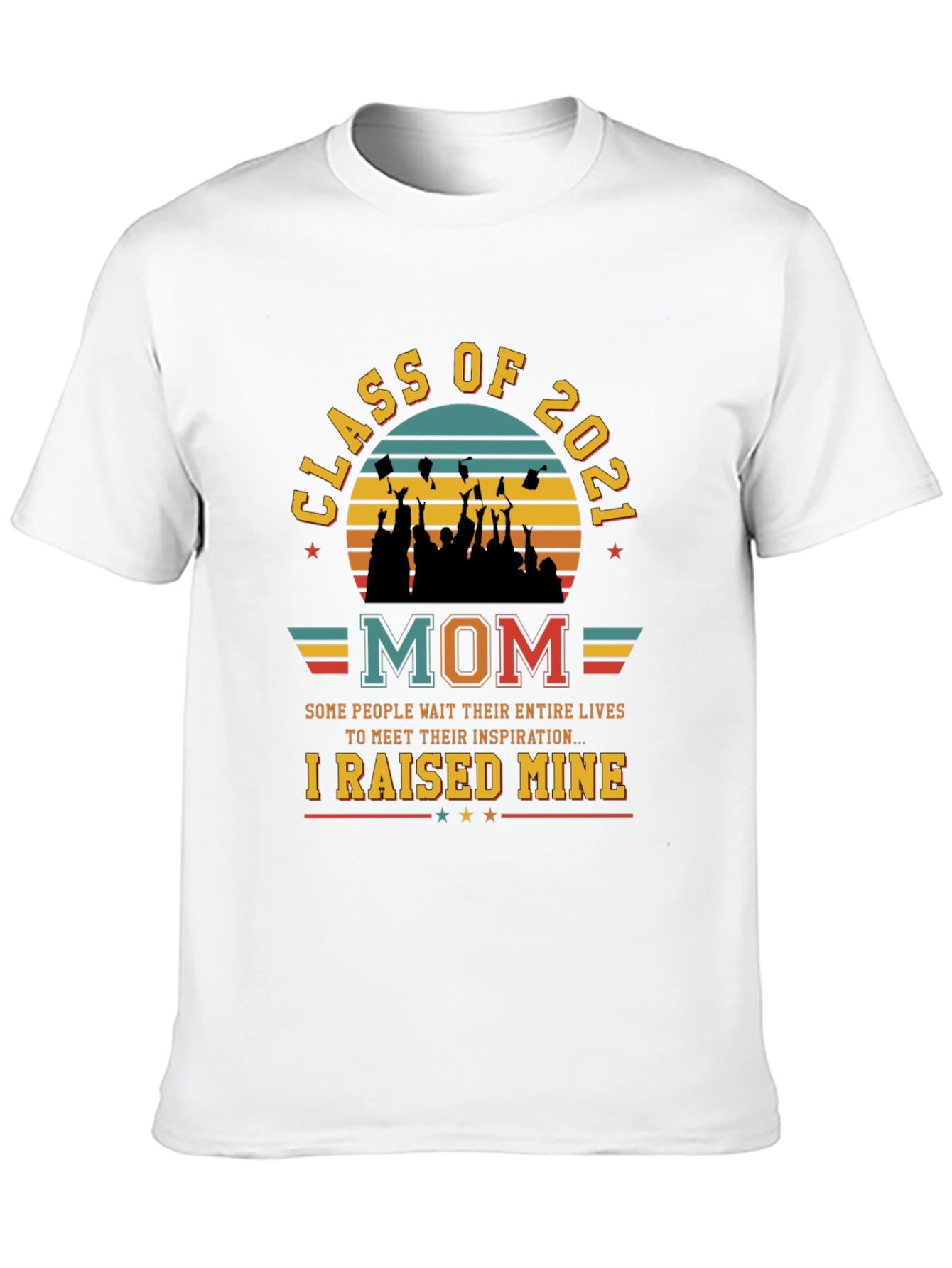 Class of 2021 Mom T-Shirt Graduation