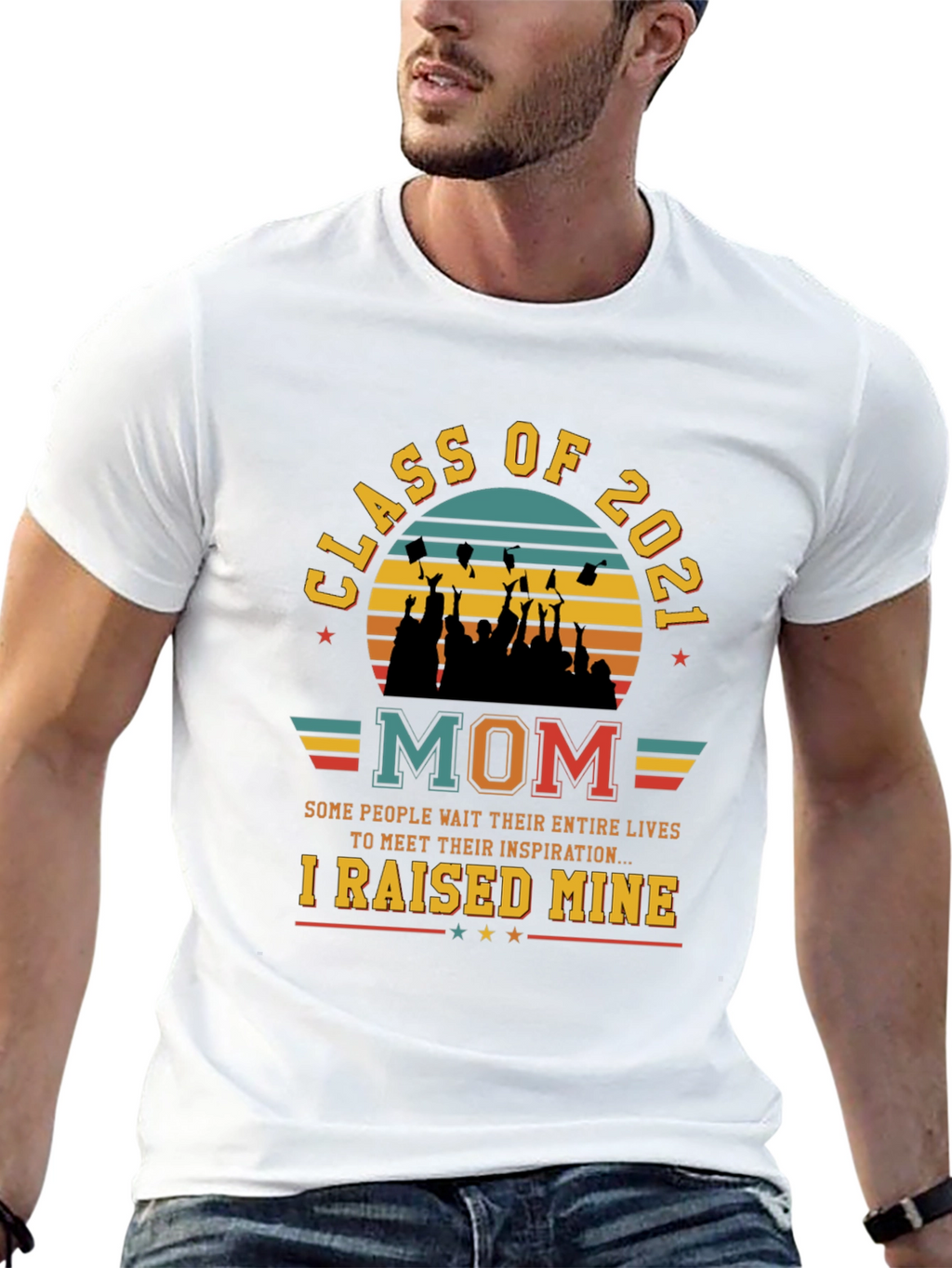 Class of 2021 Mom T-Shirt Graduation
