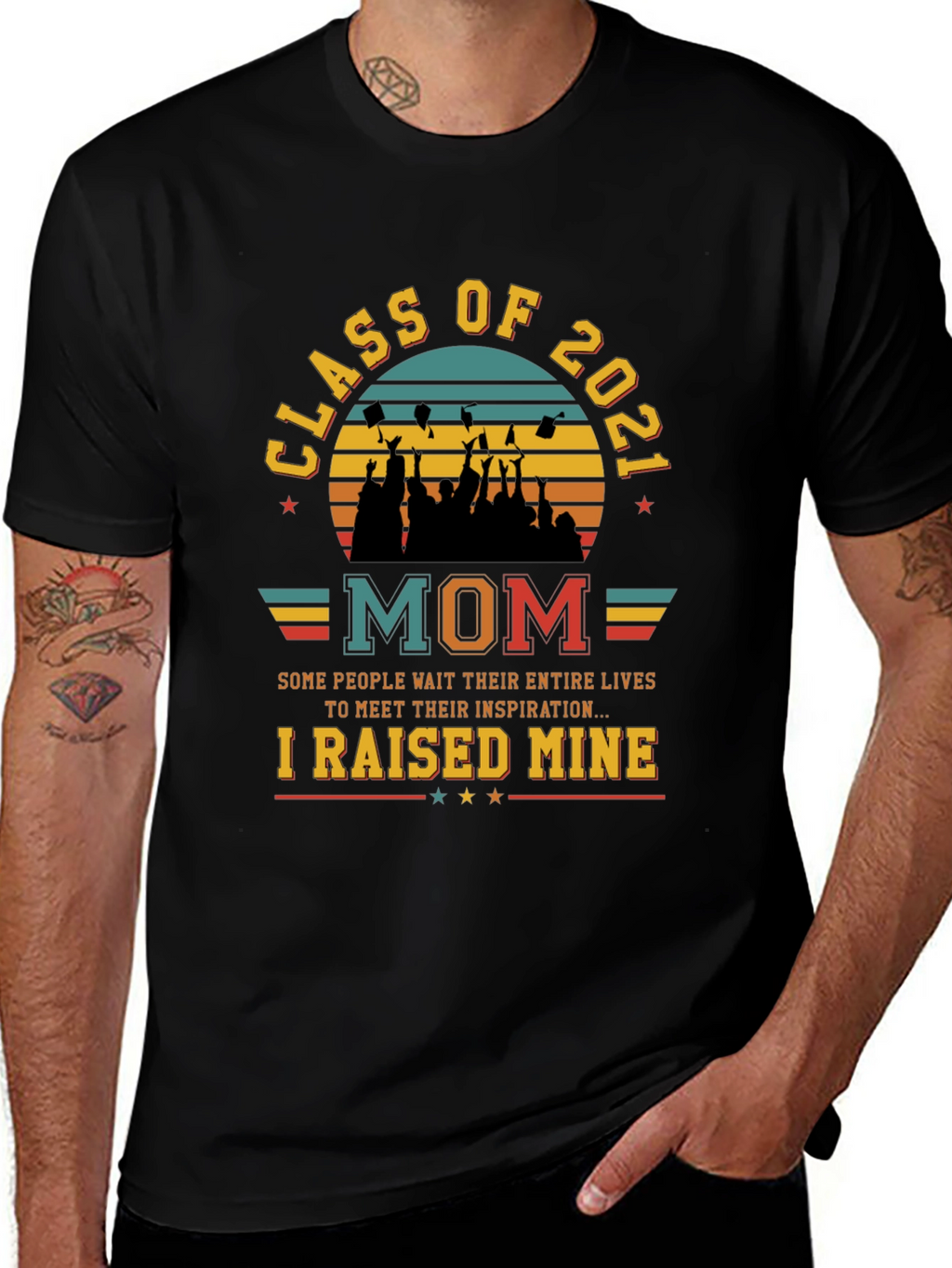 Class of 2021 Mom T-Shirt Graduation