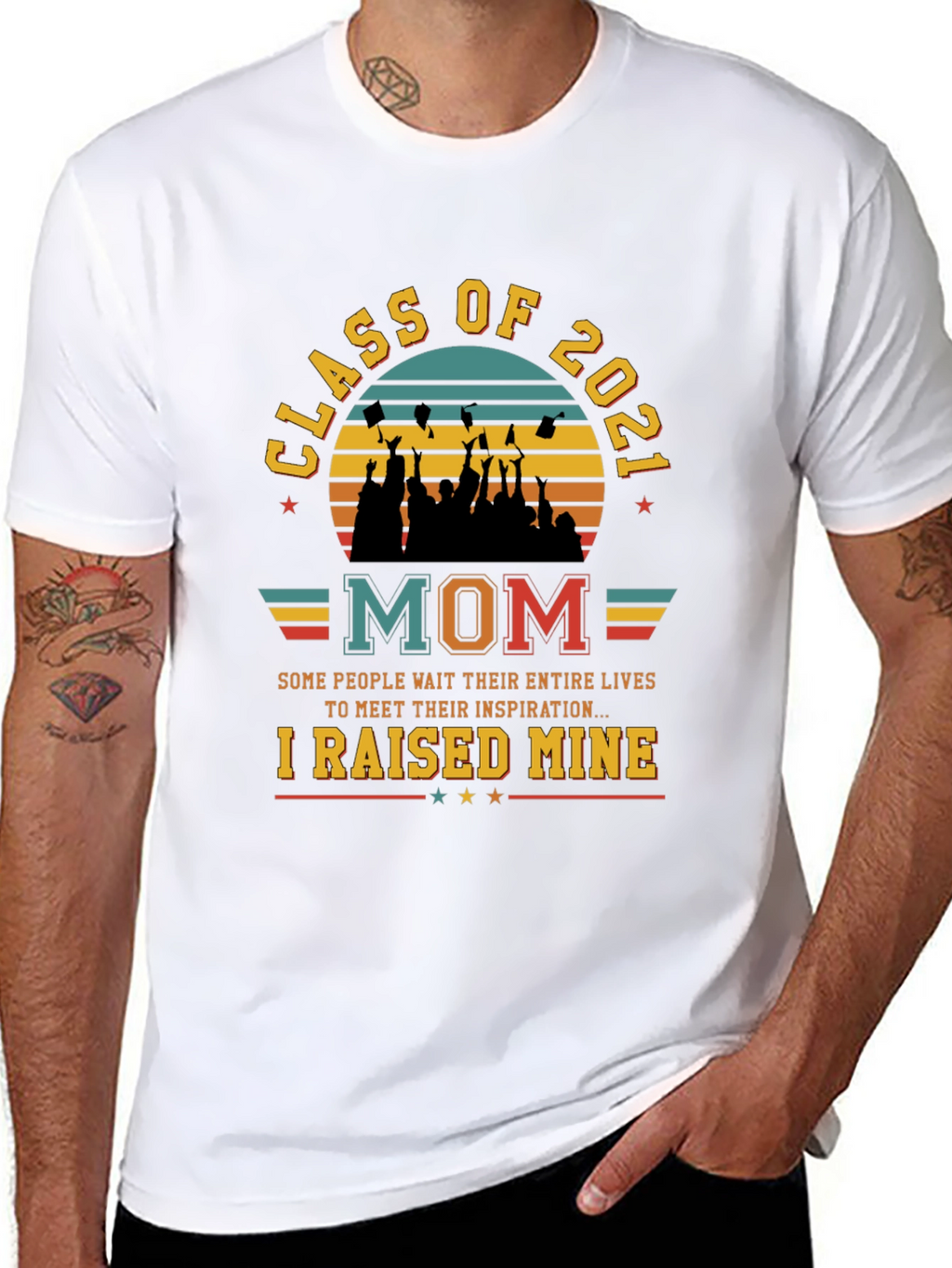 Class of 2021 Mom T-Shirt Graduation
