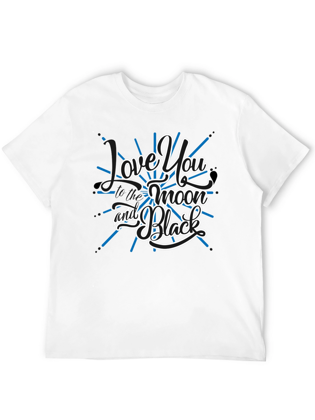 Love You to the Moon and Black Graphic Tee