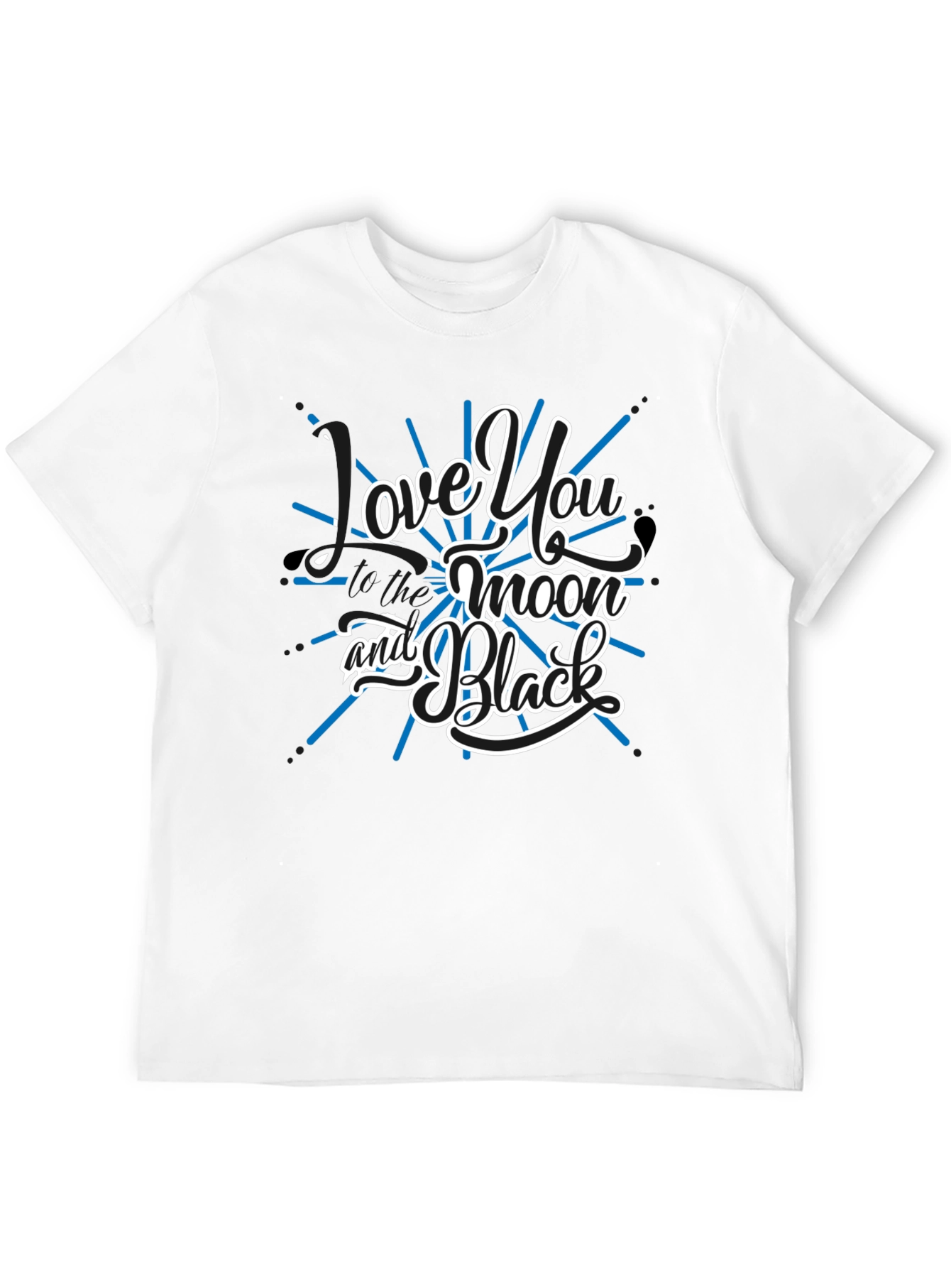 Love You to the Moon and Black Graphic Tee
