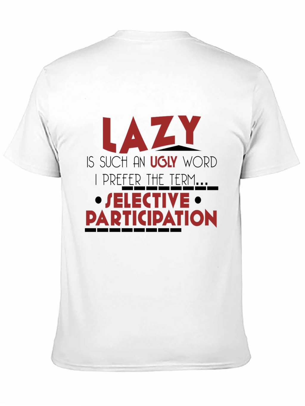Lazy Definition Graphic Tee - Soft Cotton Casual T-Shirt