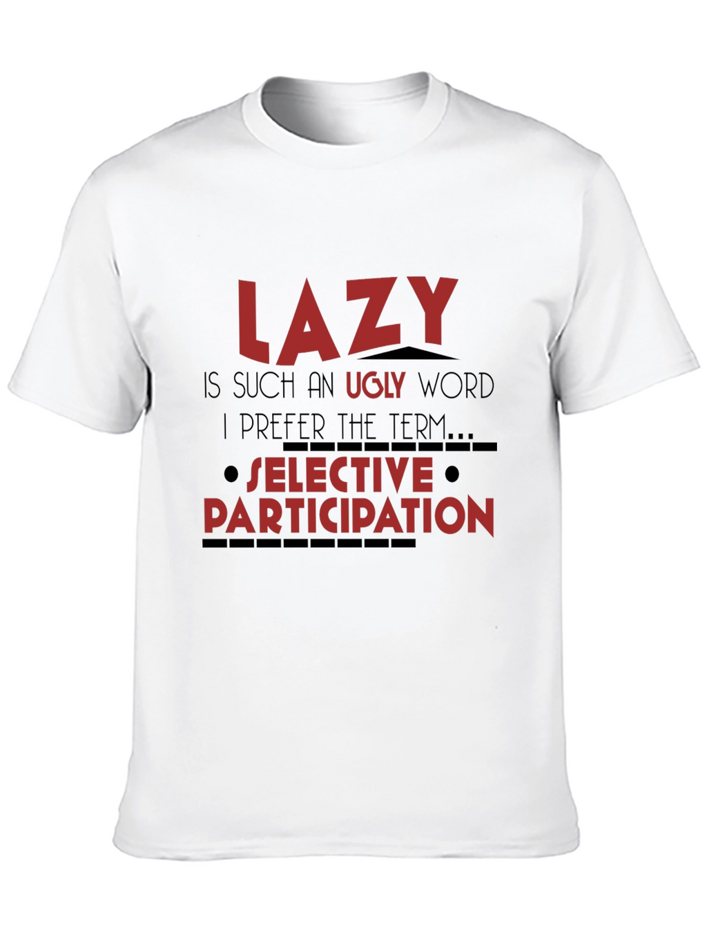 Lazy Definition Graphic Tee - Soft Cotton Casual T-Shirt