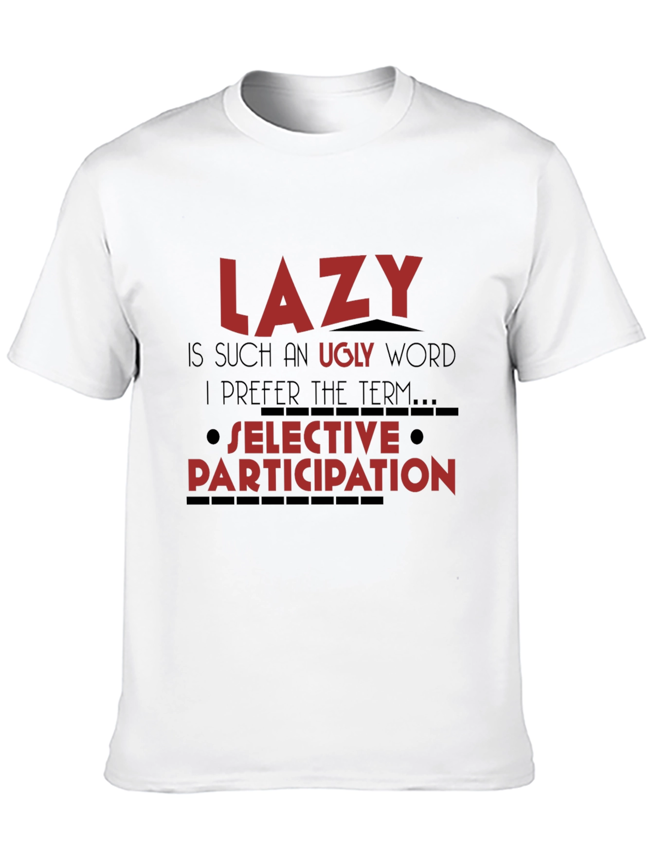 Lazy Definition Graphic Tee - Soft Cotton Casual T-Shirt