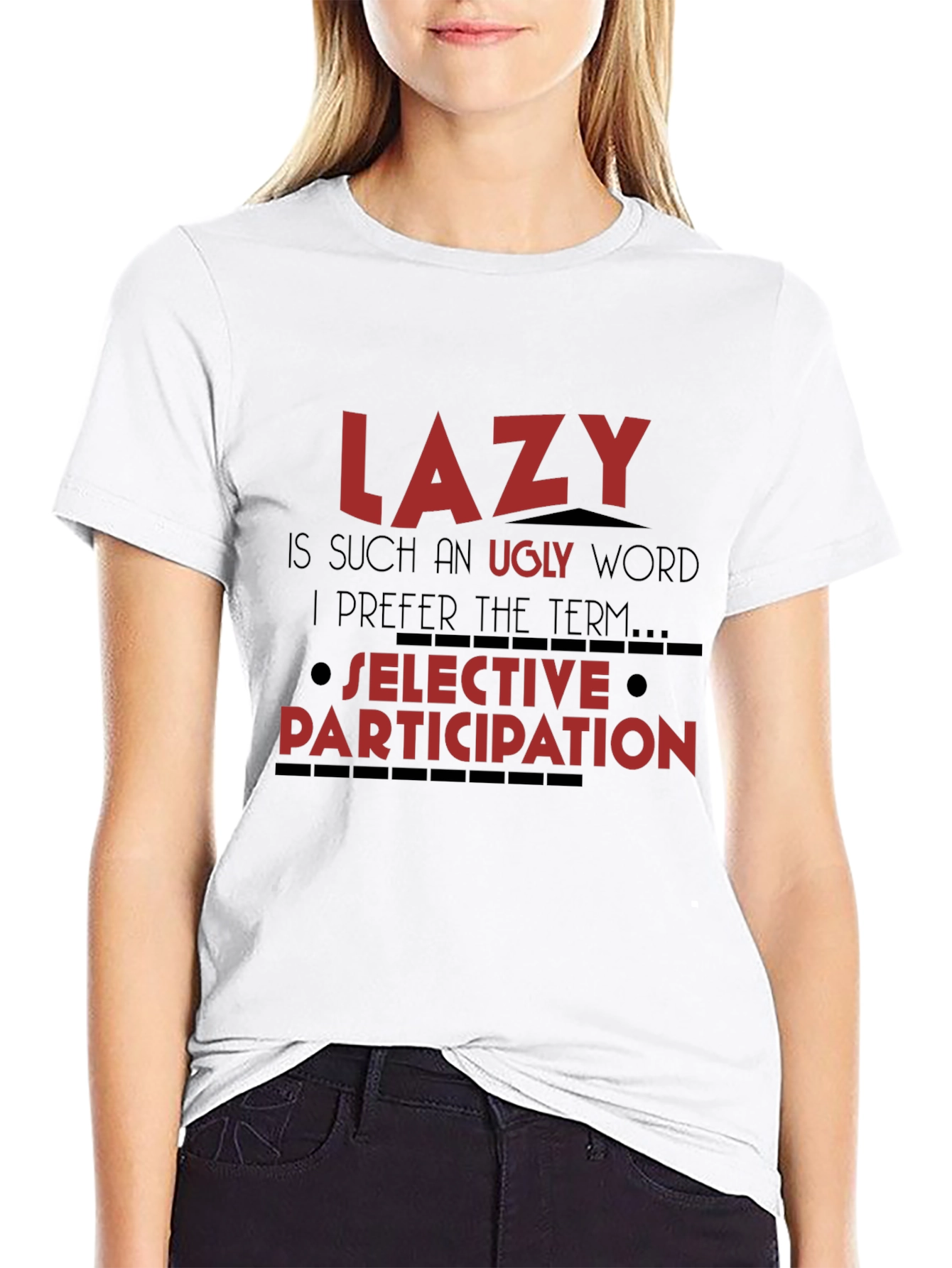 Lazy Definition Graphic Tee - Soft Cotton Casual T-Shirt