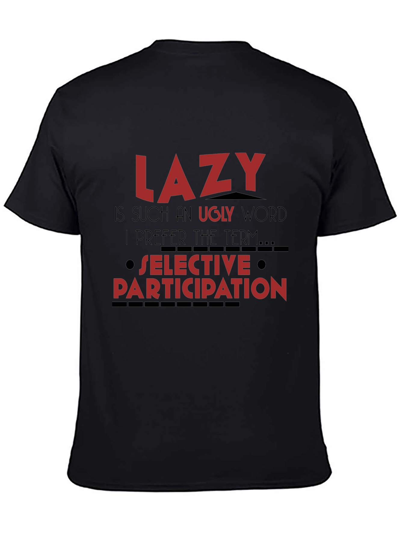 Lazy Definition Graphic Tee - Soft Cotton Casual T-Shirt