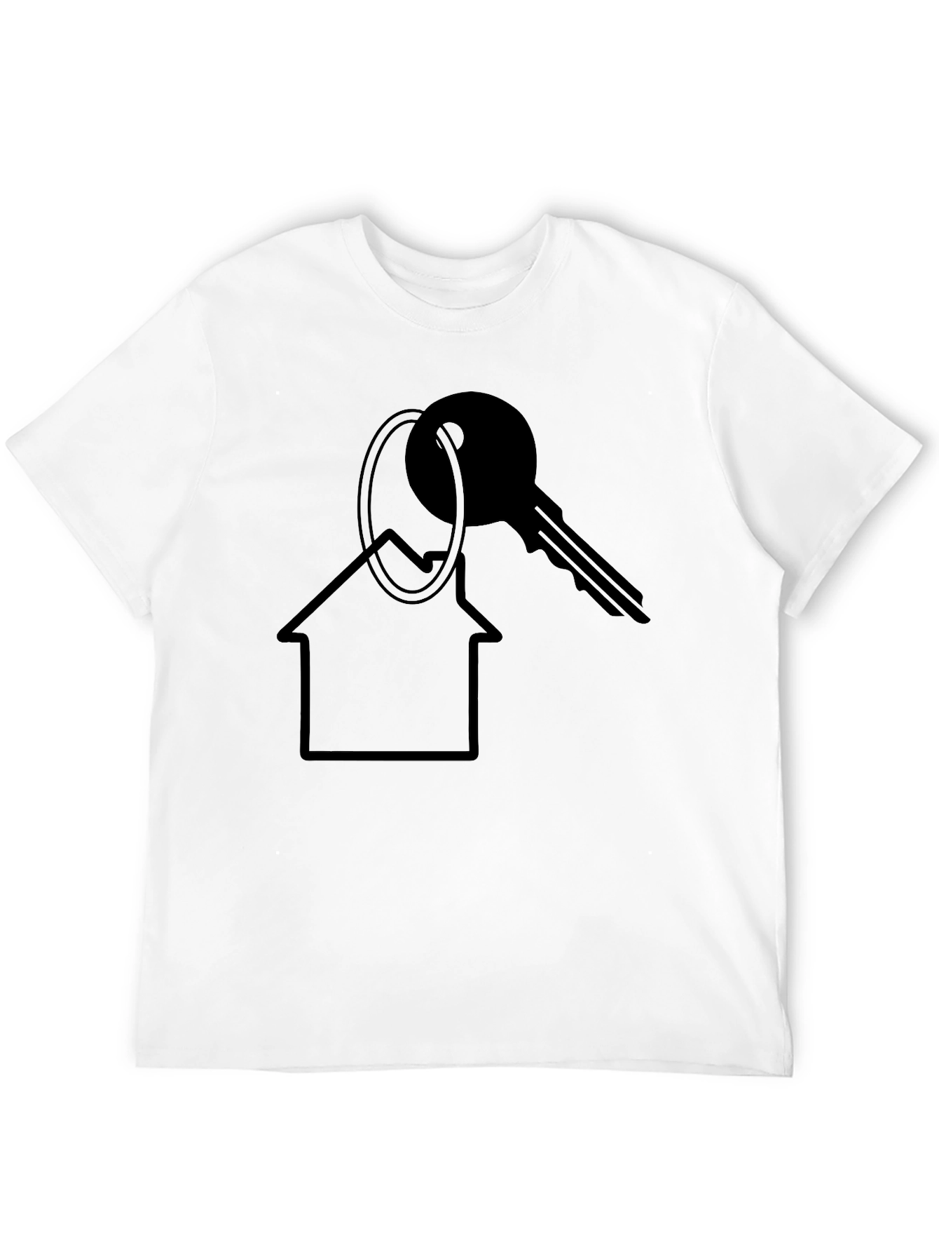 House Key Graphic T-Shirt - Black