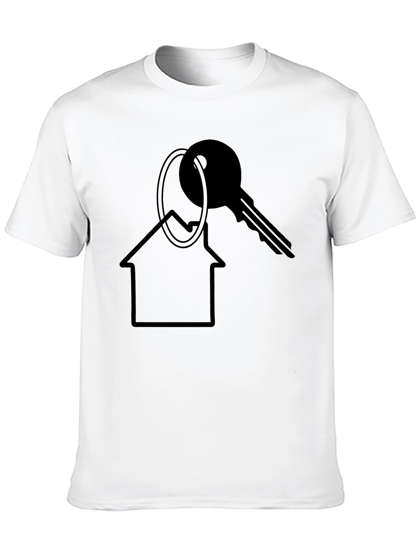 House Key Graphic T-Shirt - Black