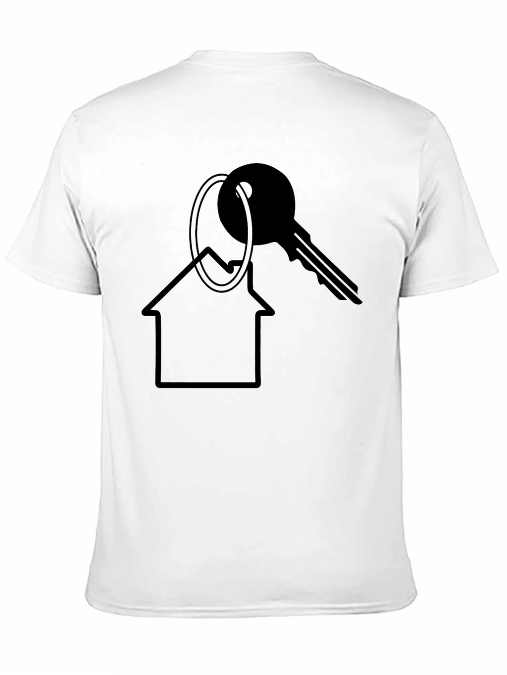 House Key Graphic T-Shirt - Black