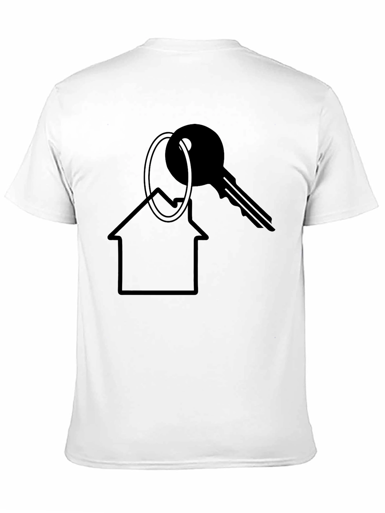 House Key Graphic T-Shirt - Black