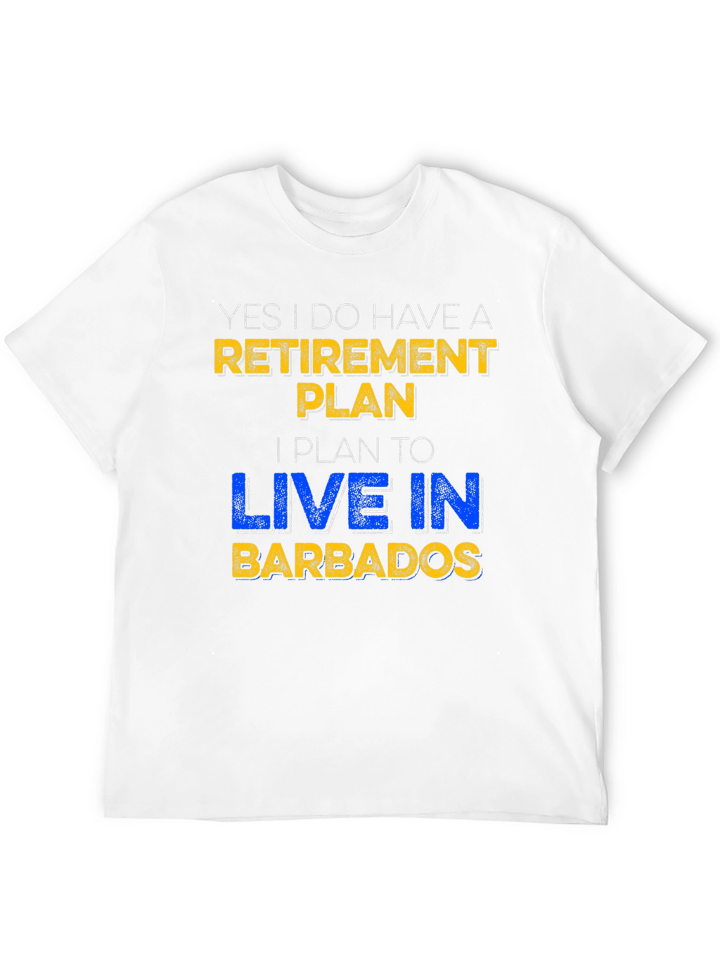 Retirement Plan Barbados Novelty T-Shirt