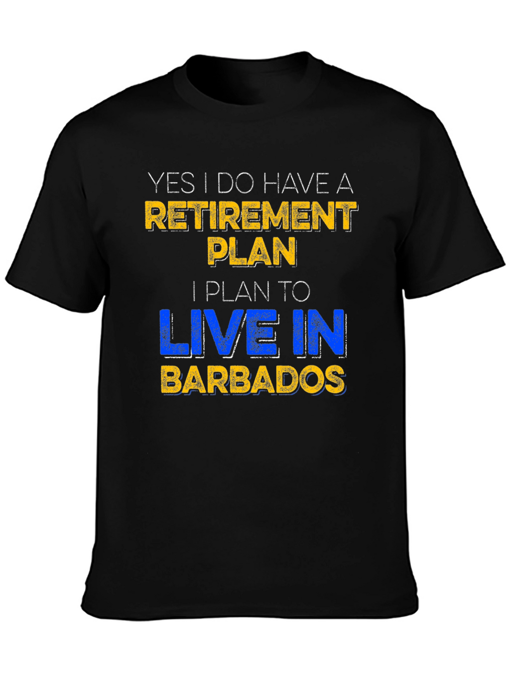 Retirement Plan Barbados Novelty T-Shirt