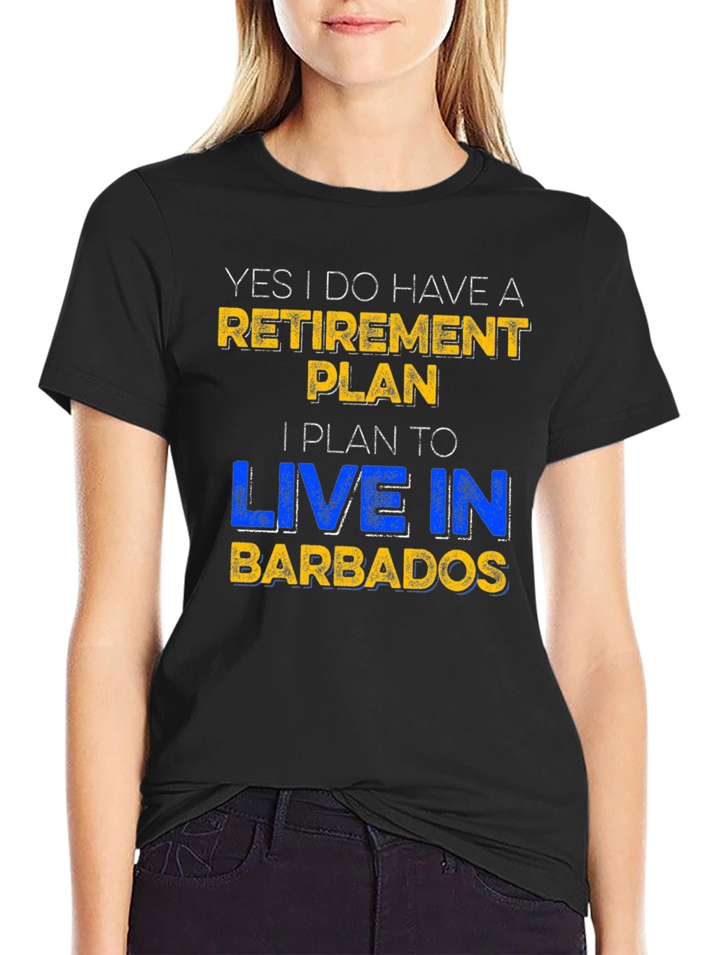 Retirement Plan Barbados Novelty T-Shirt