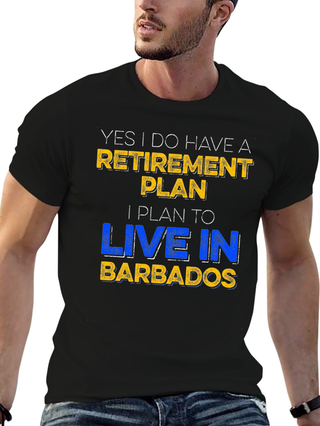 Retirement Plan Barbados Novelty T-Shirt