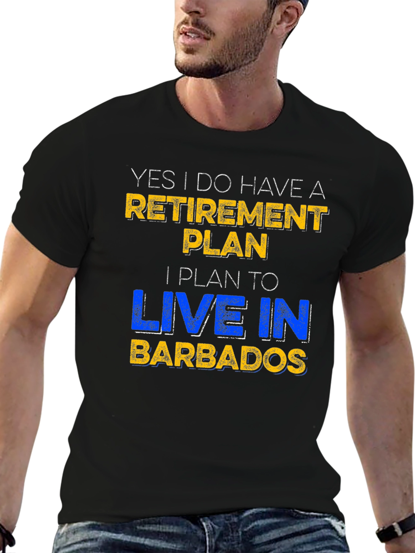 Retirement Plan Barbados Novelty T-Shirt