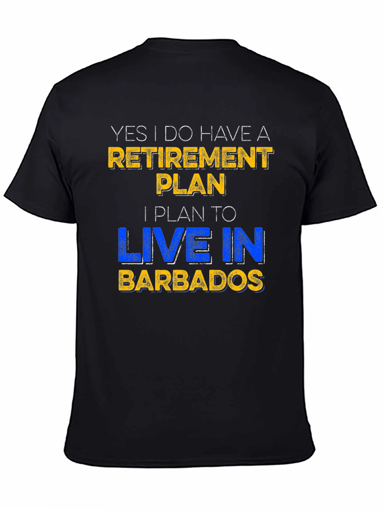 Retirement Plan Barbados Novelty T-Shirt