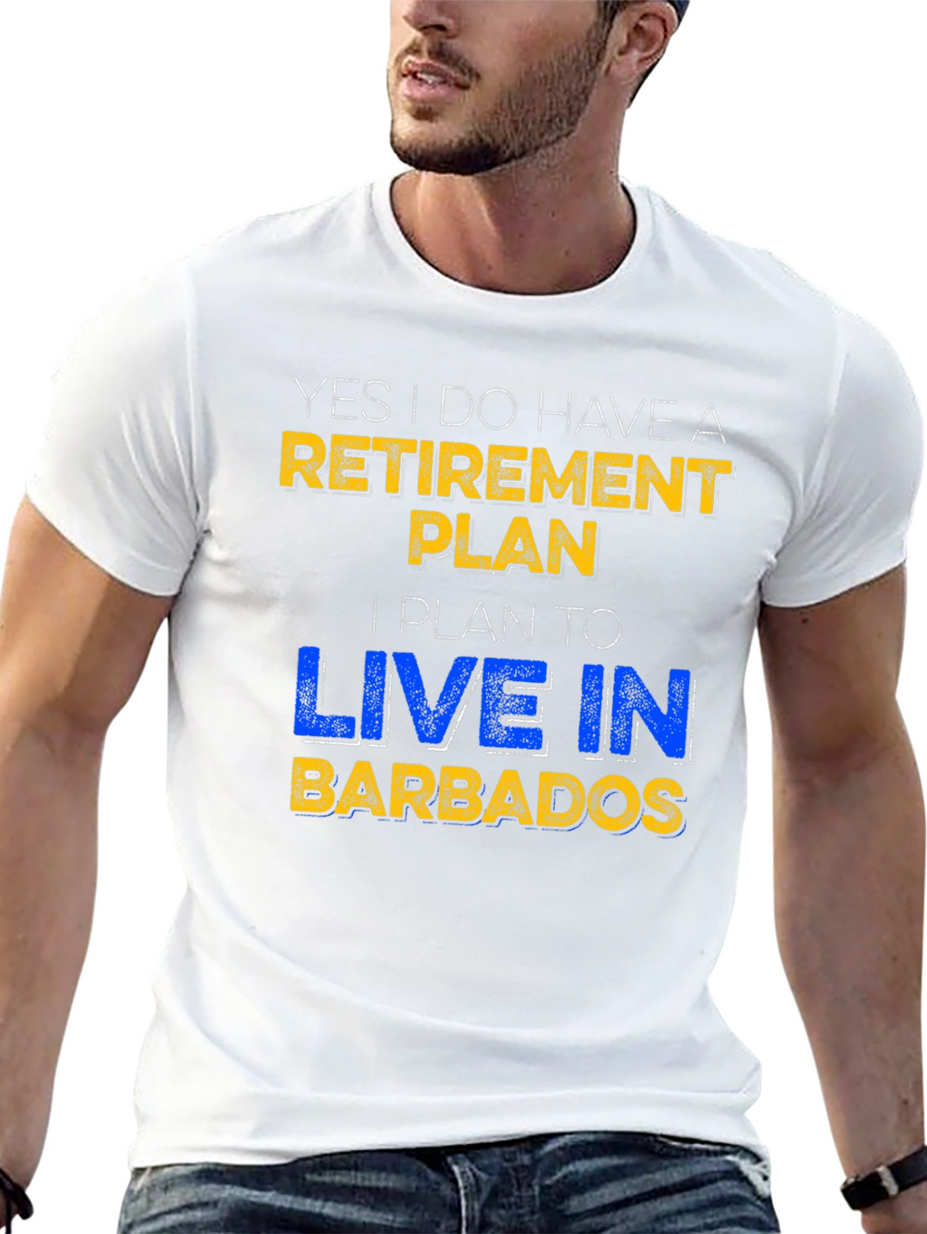 Retirement Plan Barbados Novelty T-Shirt