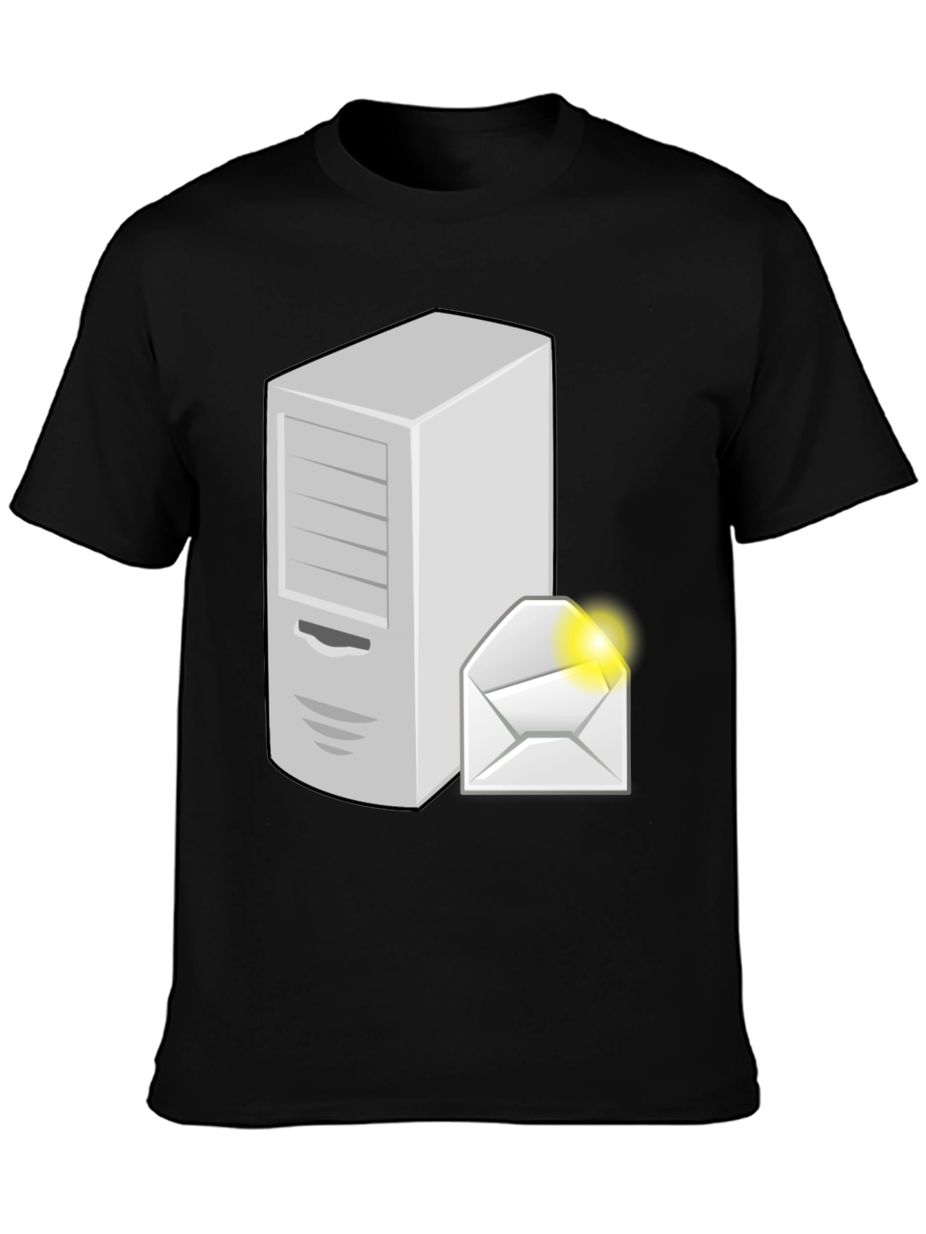 Server & Email Graphic Tee - Geek Chic T-Shirt