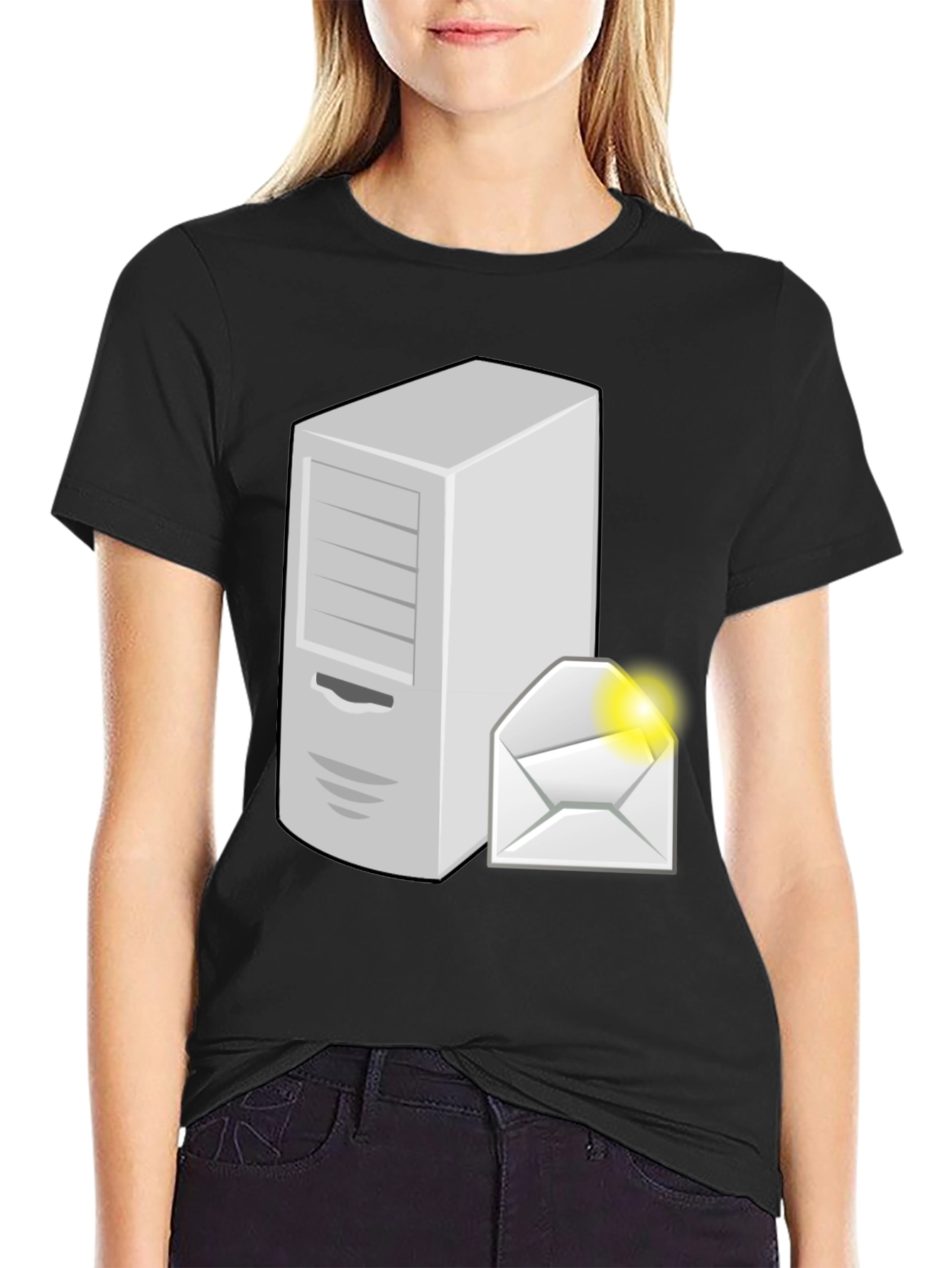 Server & Email Graphic Tee - Geek Chic T-Shirt