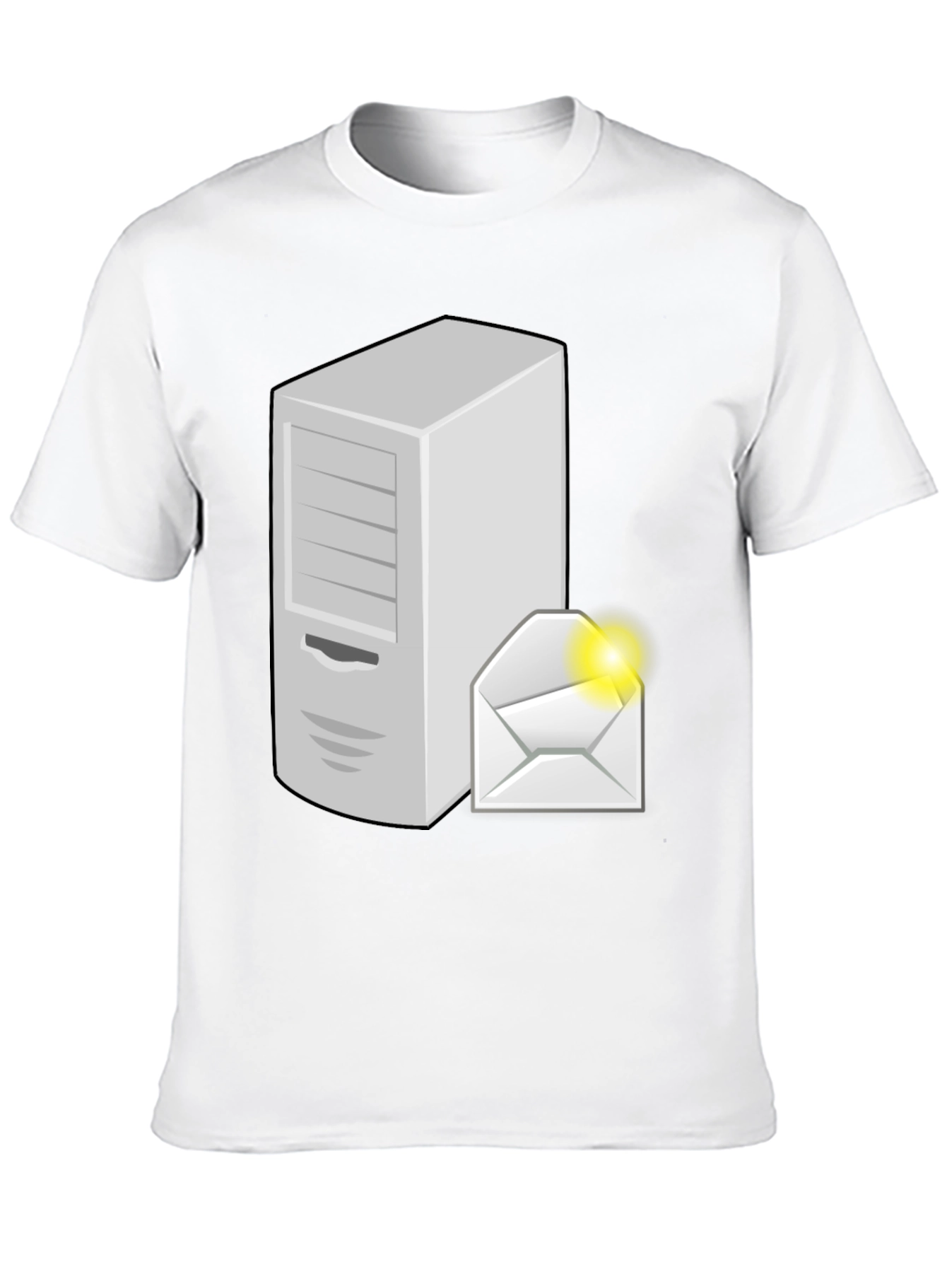 Server & Email Graphic Tee - Geek Chic T-Shirt