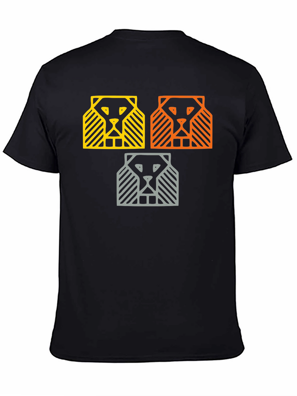 Abstract Lion Graphic Tee