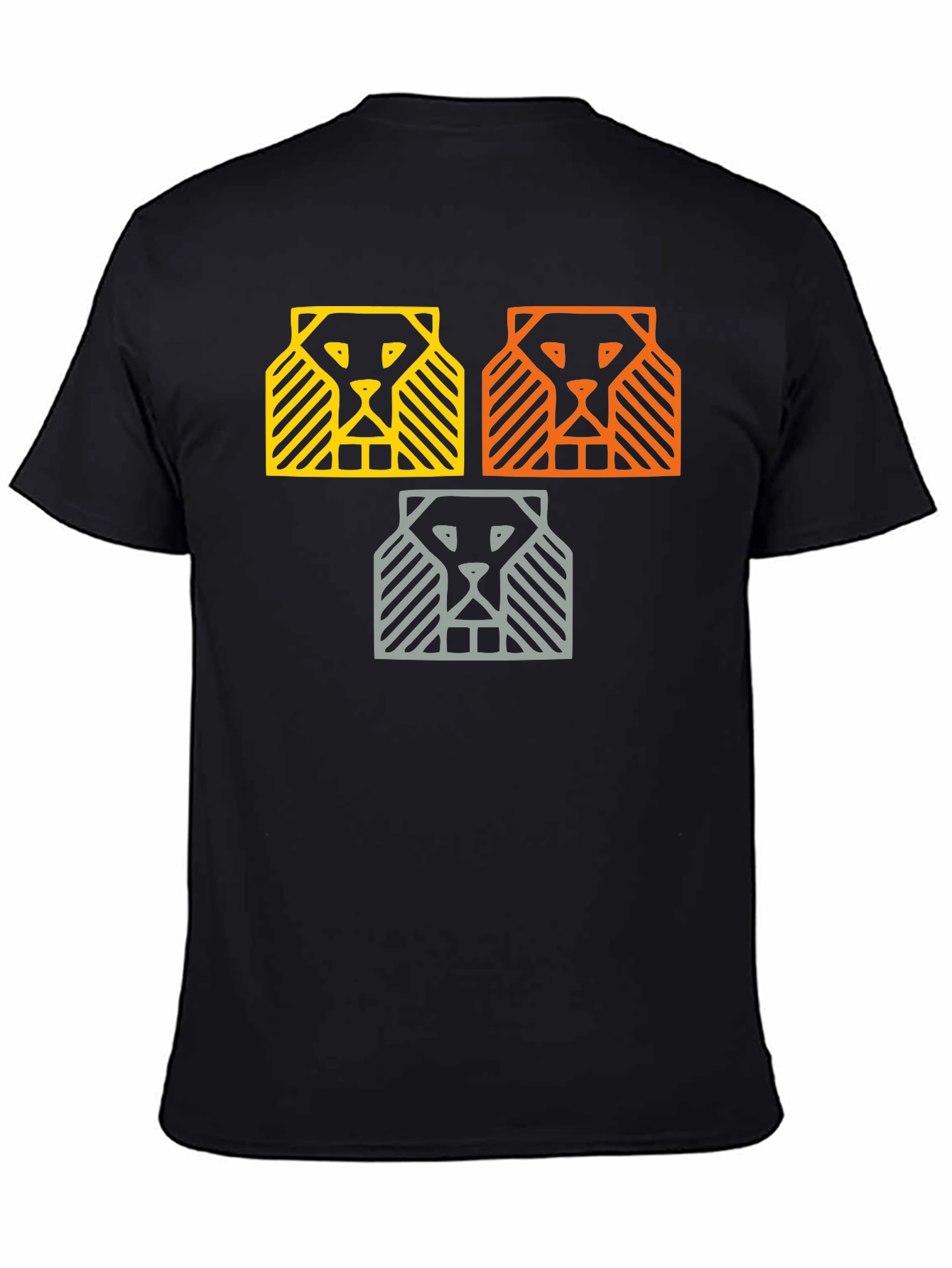 Abstract Lion Graphic Tee