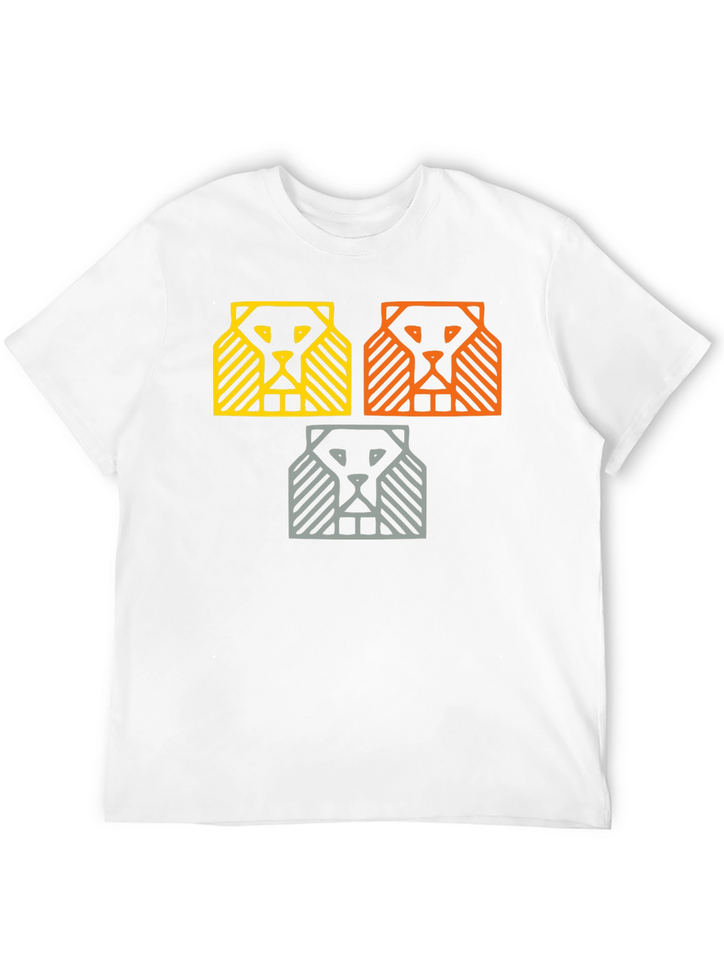 Abstract Lion Graphic Tee