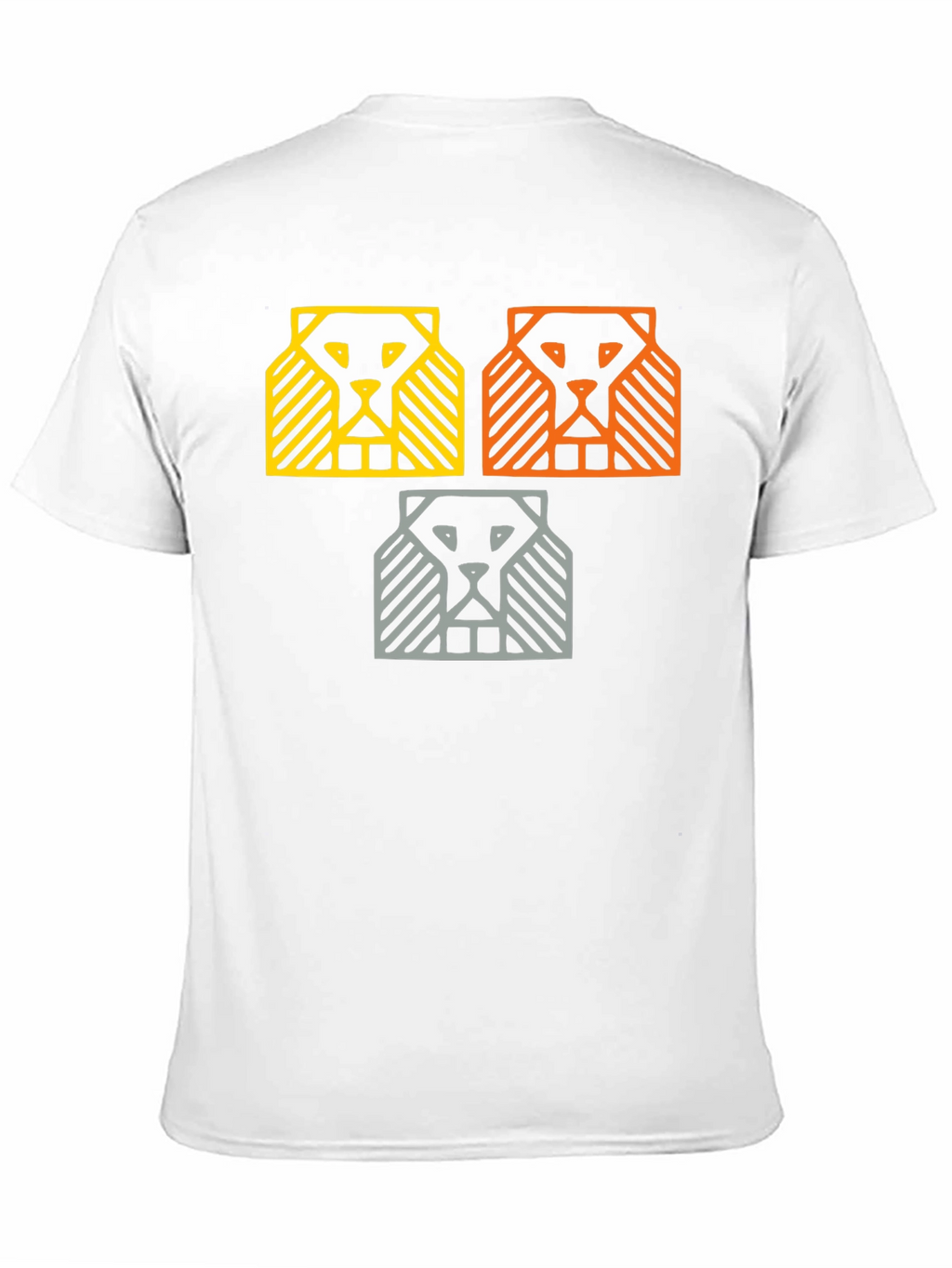 Abstract Lion Graphic Tee