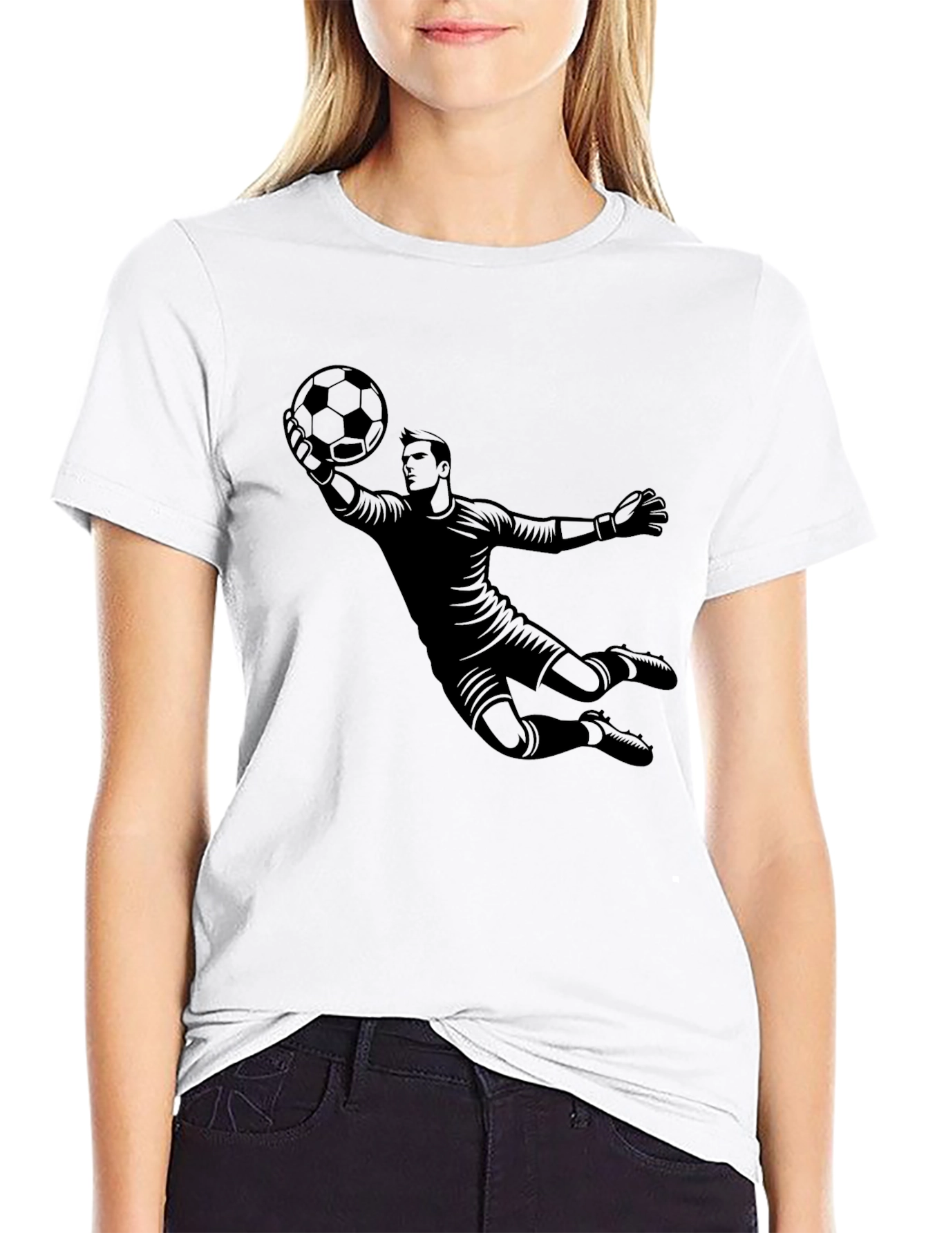 Goalkeeper Graphic T-Shirt - Soccer Fan Apparel