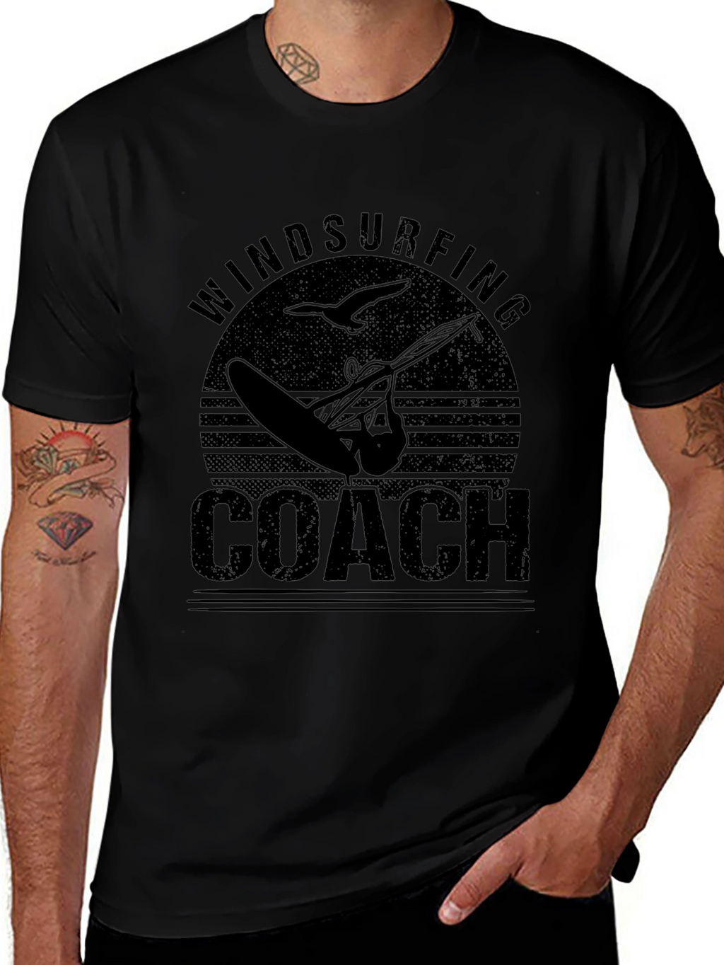 Windsurfing Coach Graphic T-Shirt