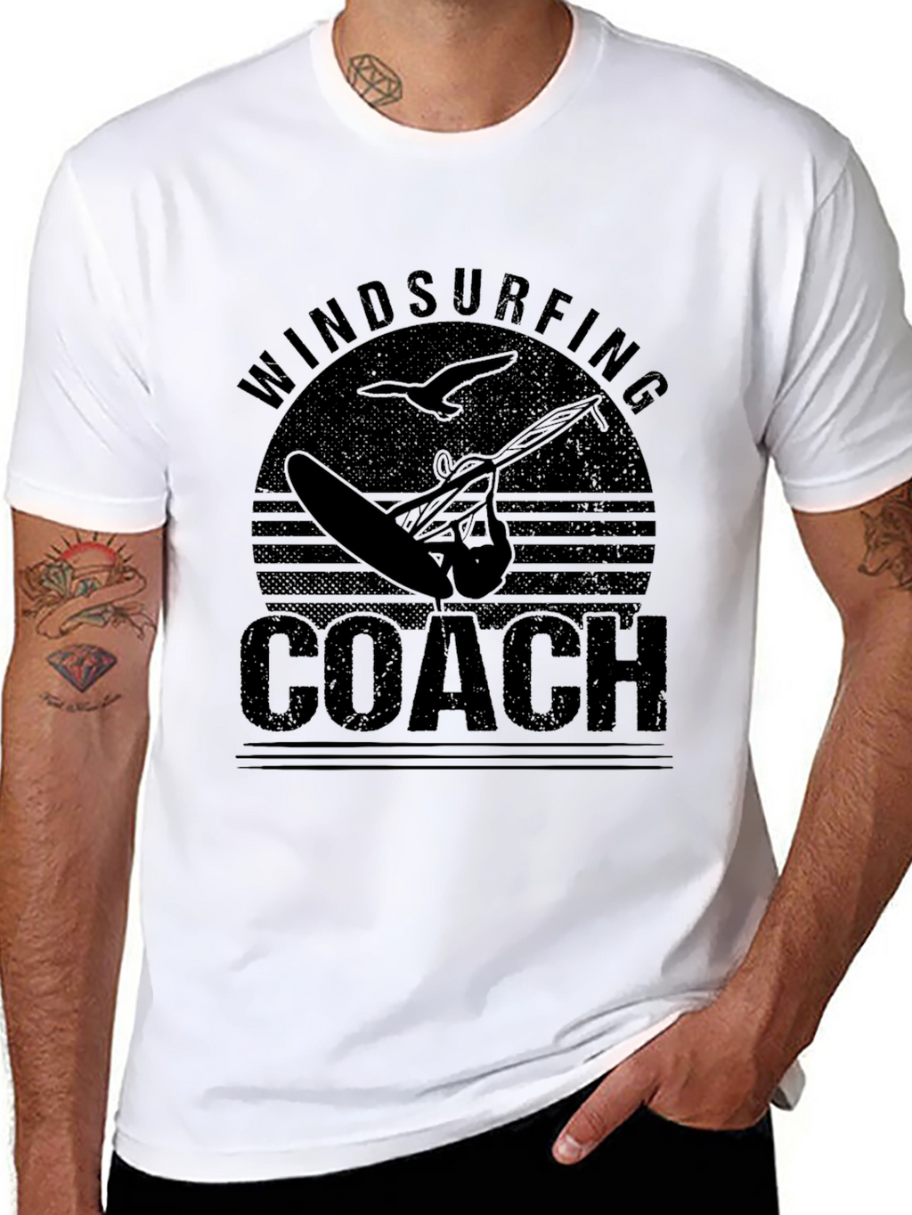 Windsurfing Coach Graphic T-Shirt