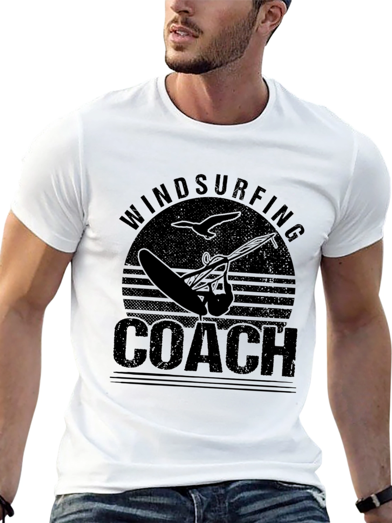 Windsurfing Coach Graphic T-Shirt