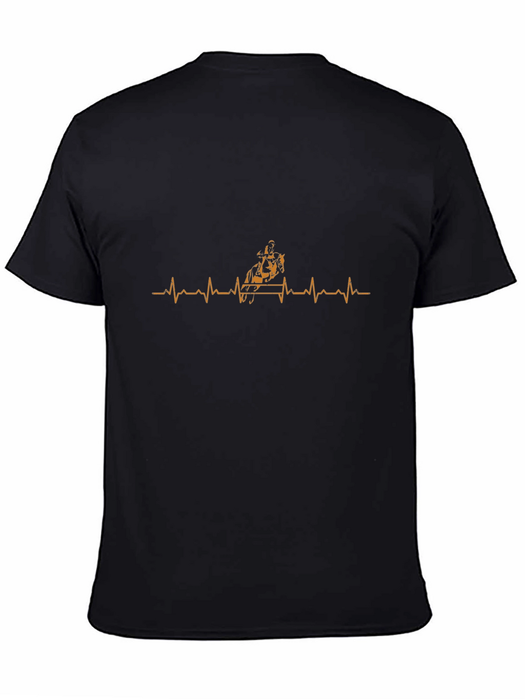 Heartbeat Chariot T-Shirt - Black Graphic Tee