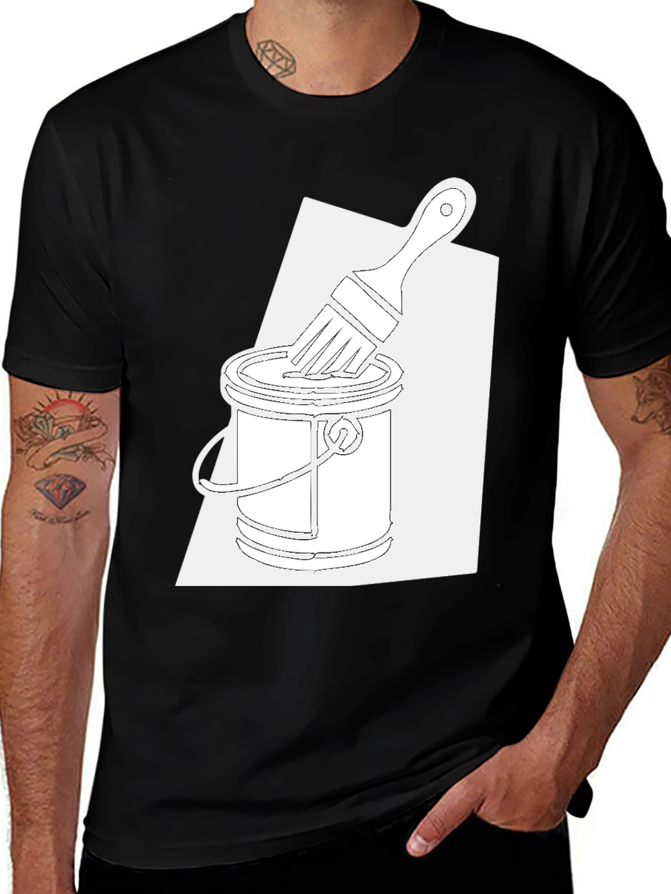 Artistic Paint Brush T-Shirt