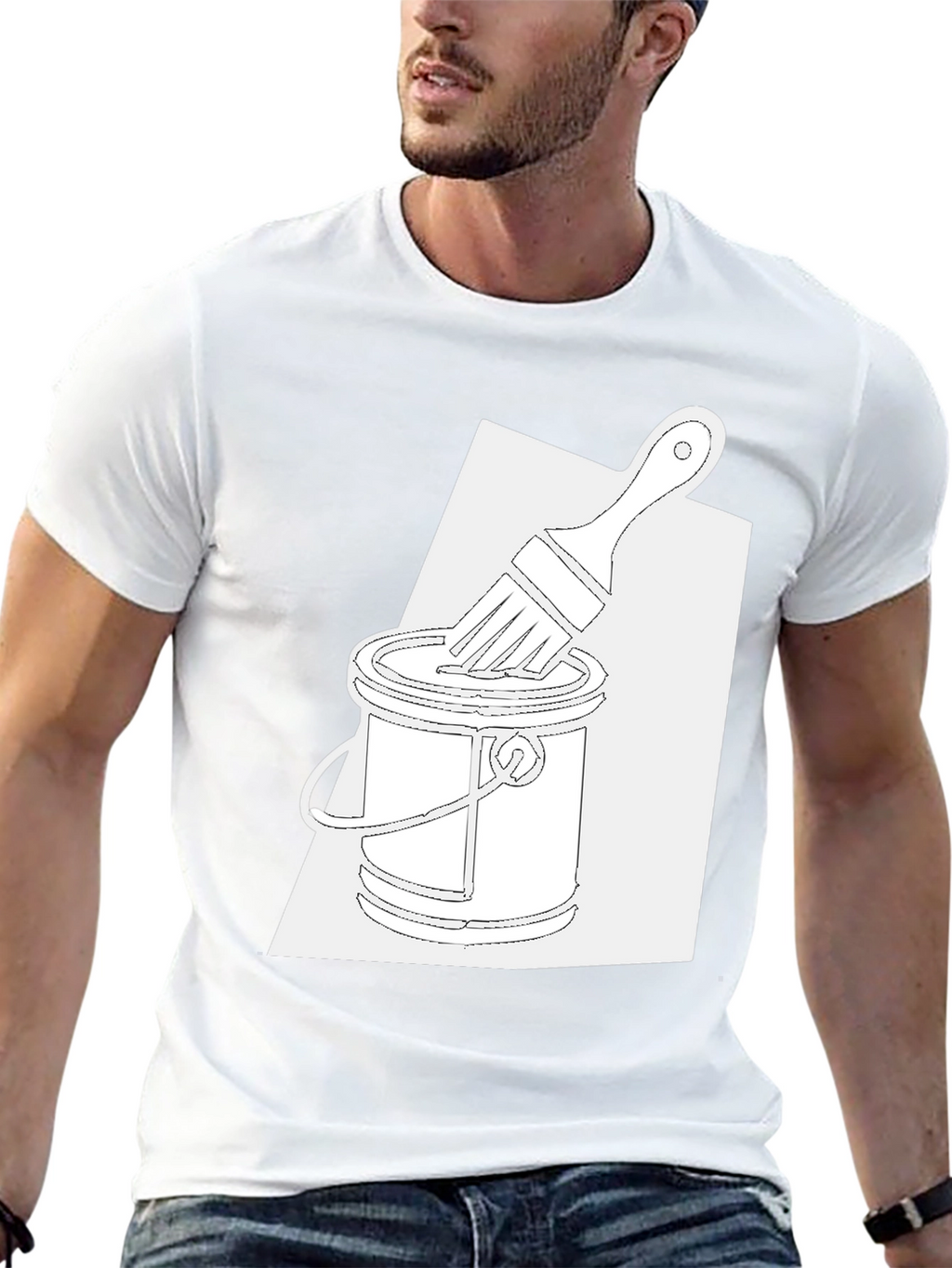 Artistic Paint Brush T-Shirt
