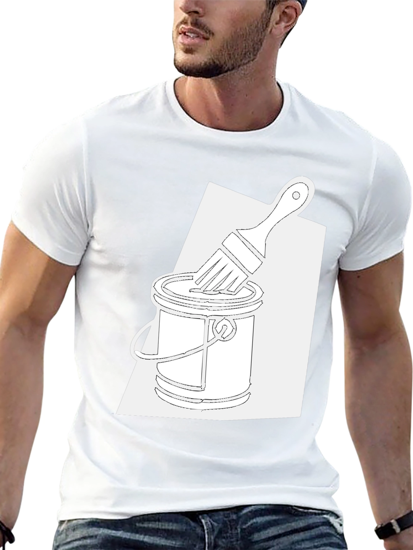 Artistic Paint Brush T-Shirt