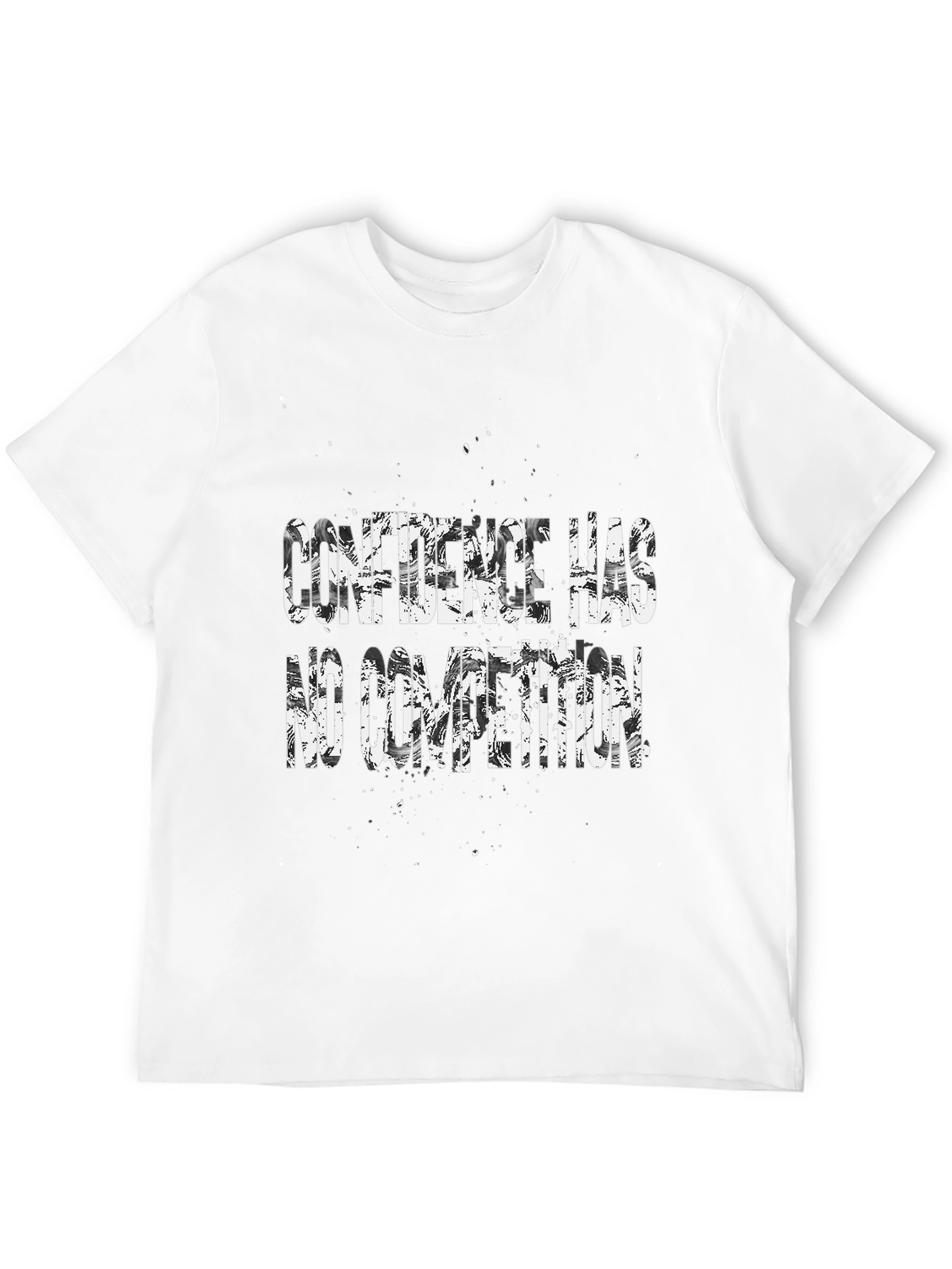 Confidence Has No Competition Black T-Shirt