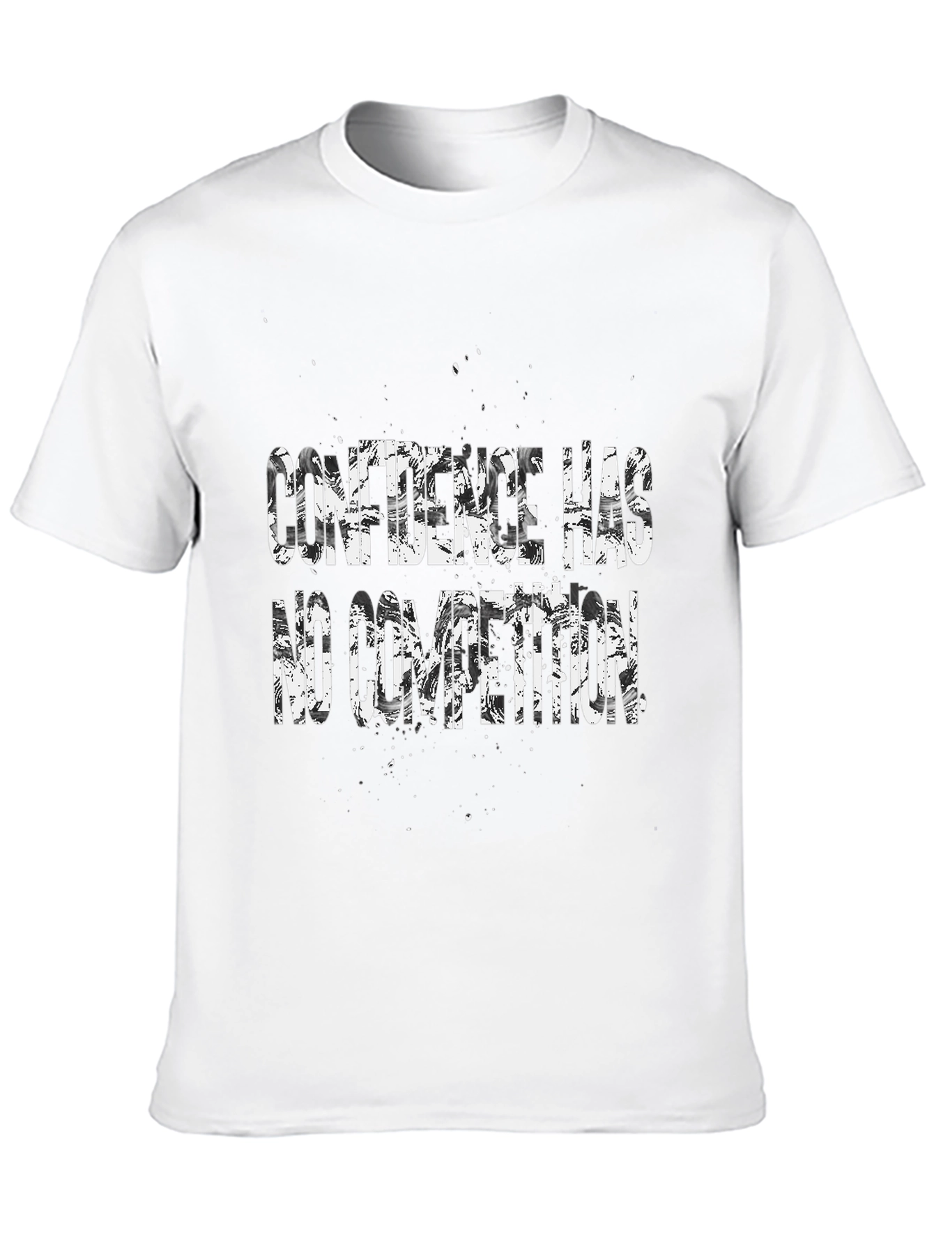 Confidence Has No Competition Black T-Shirt