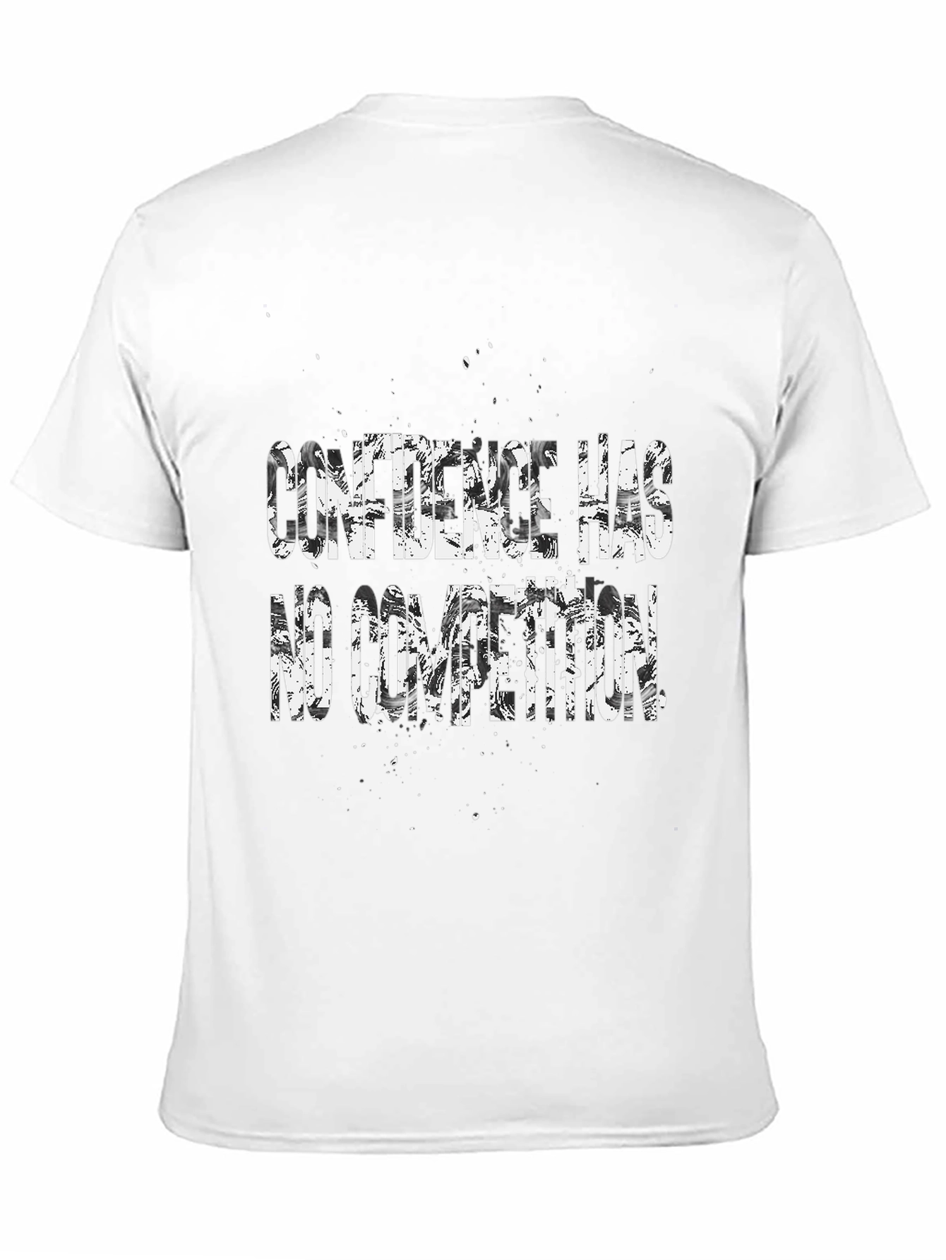 Confidence Has No Competition Black T-Shirt