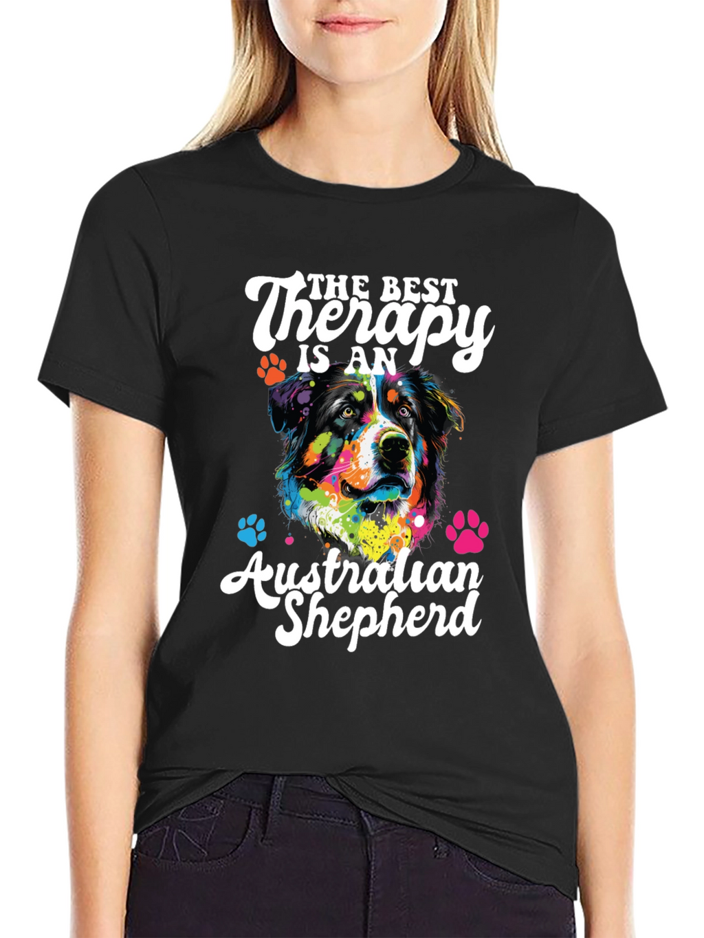 Australian Shepherd Therapy Dog T-Shirt