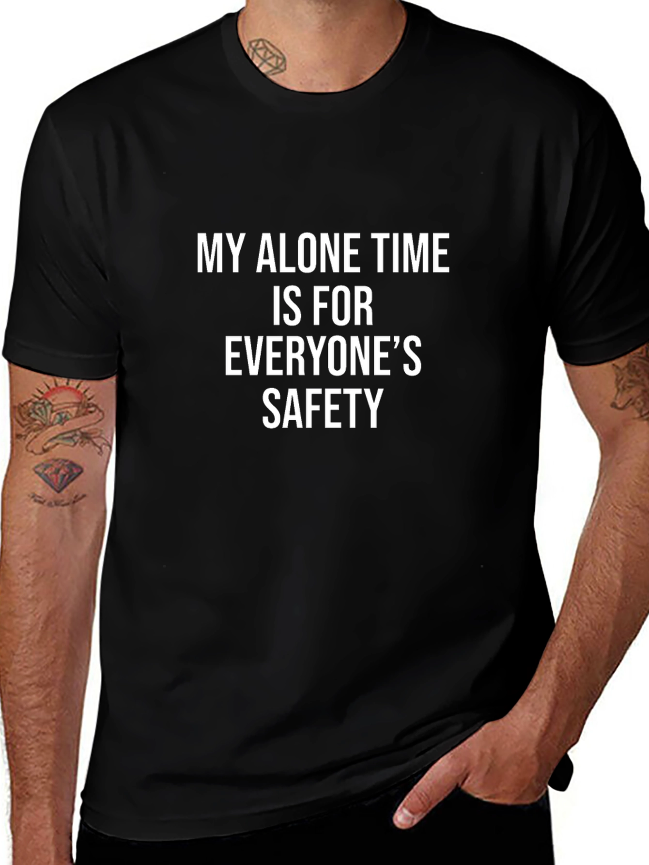 Funny Sarcastic Alone Time Graphic Tee